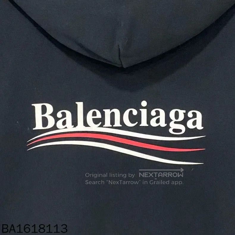 Balenciaga Balenciaga Black Coke Wave Hoodie. Size US M / EU 48-50 / 2 - 5 Thumbnail