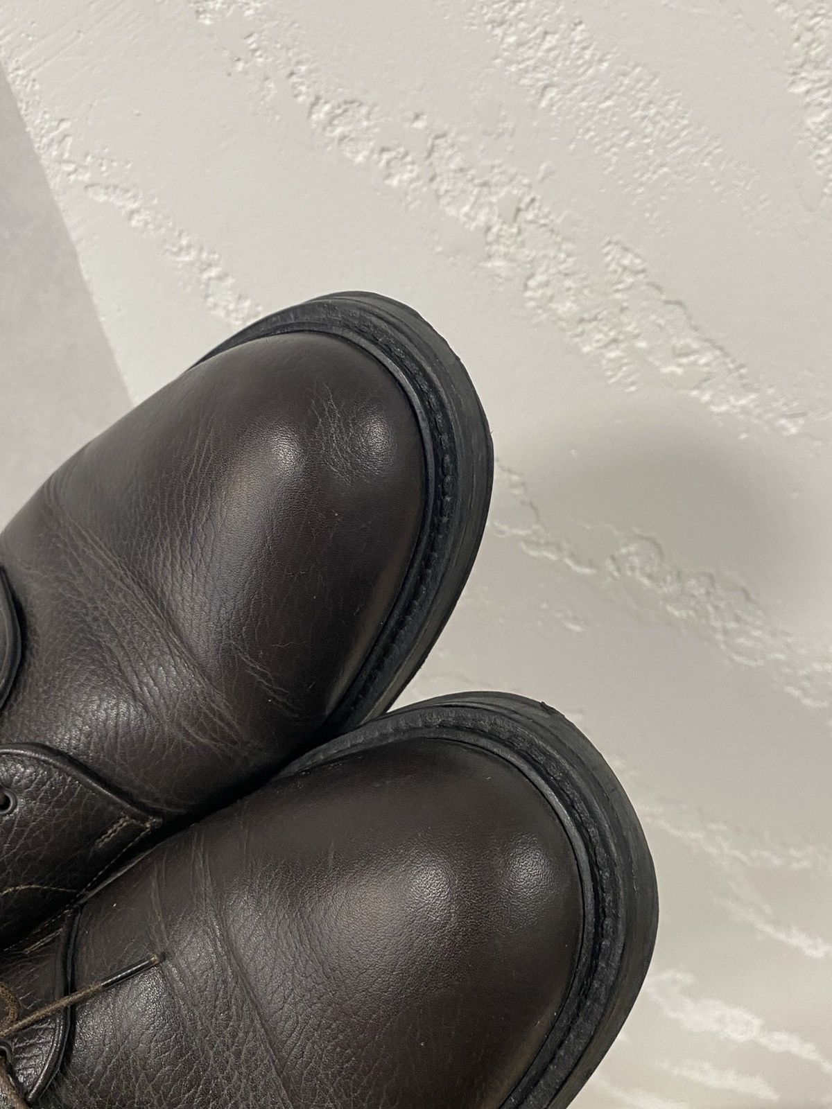 Emporio Armani Emporio Armani Brown Leather Oxford Derby Shoes Size: 44 Size US 11 / EU 44 - 7 Thumbnail