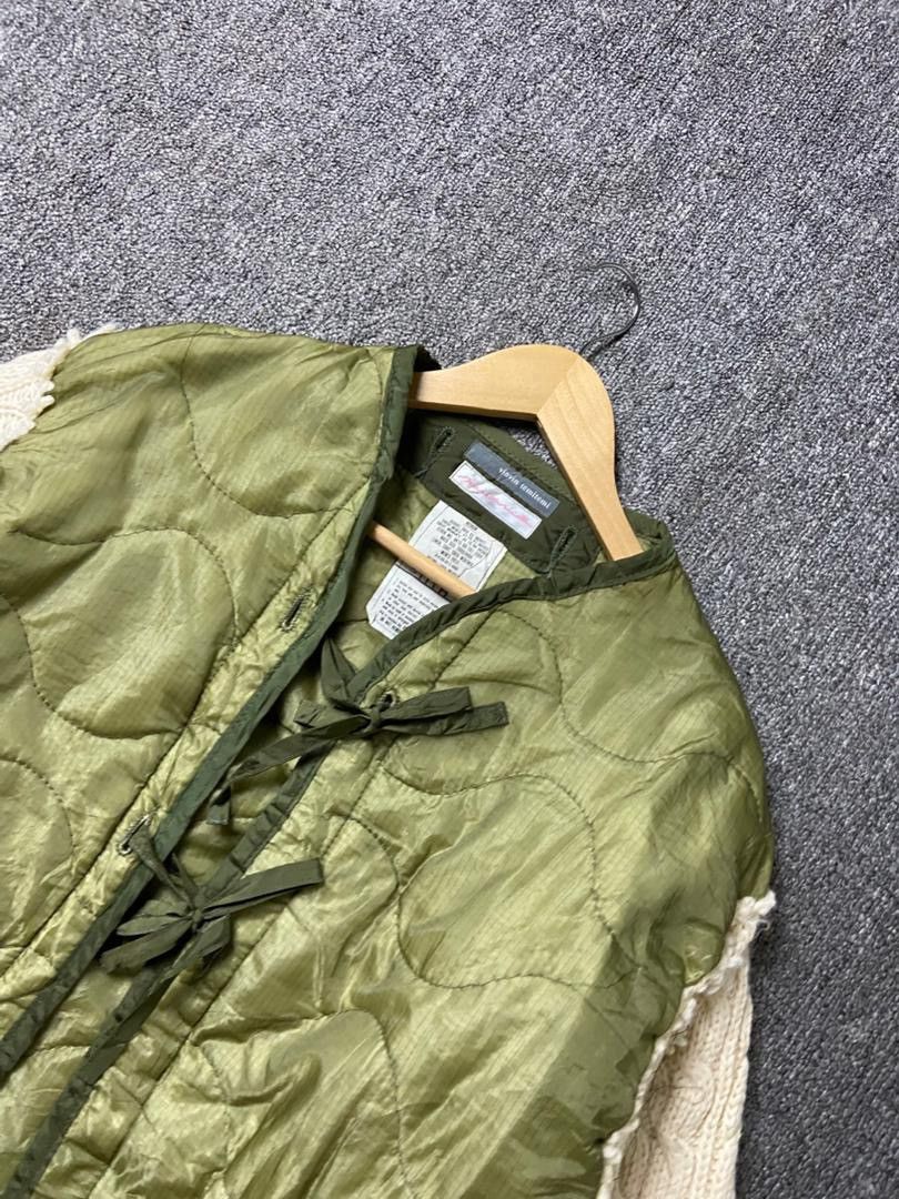 Japanese Brand Vinvin Temitemi Quilted Jacket with Knit Sleeves (200) Size US M / EU 48-50 / 2 - 8 Thumbnail