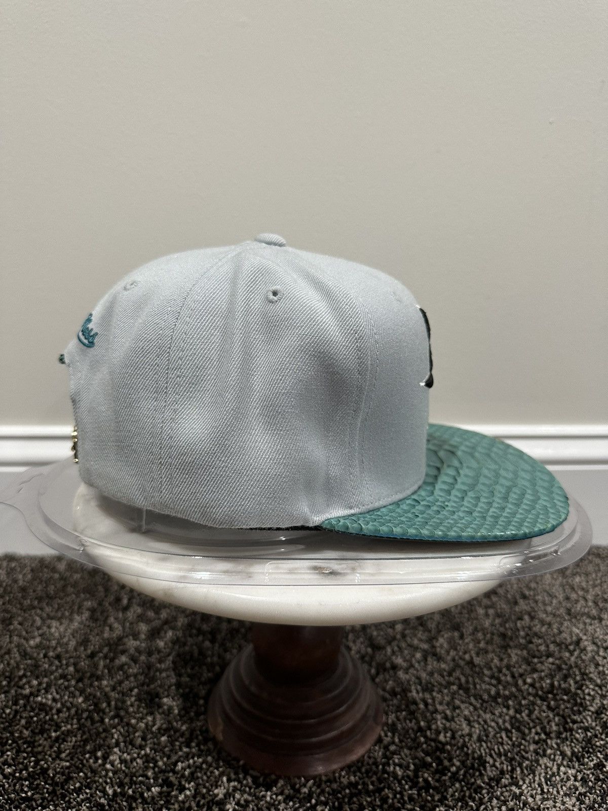 Just Don Just Don x Mitchell & Ness NHL San Hose Sharks Grey Hat Size ONE SIZE - 2 Thumbnail