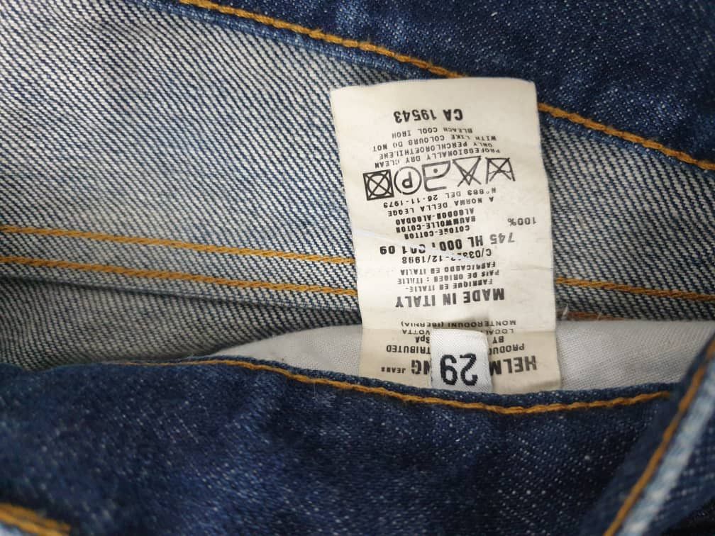 Helmut Lang 💥Helmut lang stonewash Made in Italy denim pant Size US 30 / EU 46 - 7 Thumbnail