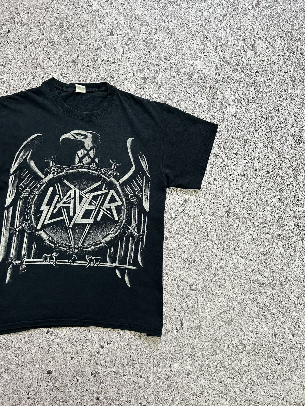 Slayer × Vintage Vintage Band Rock Slayer 2000s Black Rock Band T-Shirt Size US XL / EU 56 / 4 - 3 Thumbnail