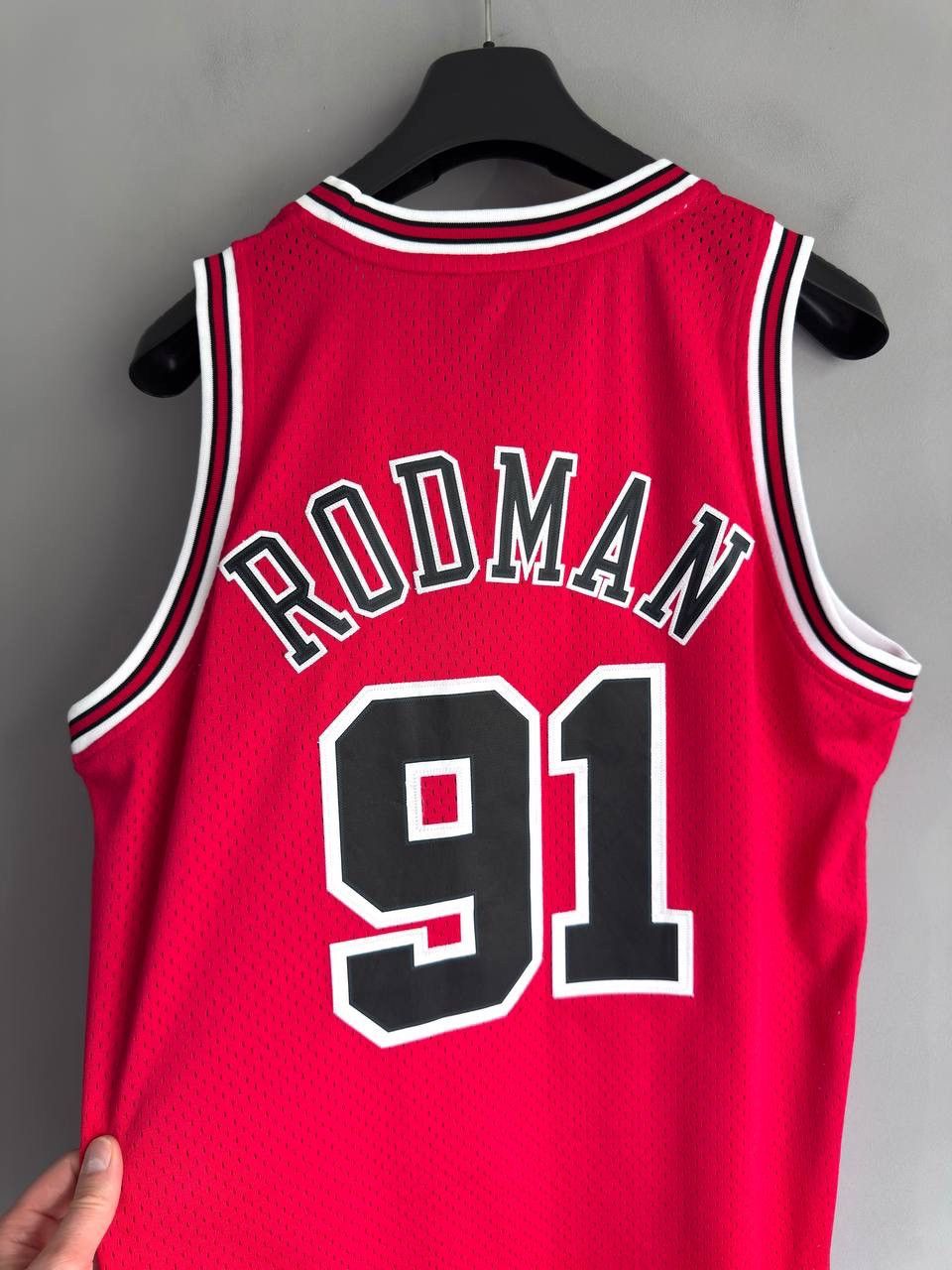 Adidas Adidas Chicago Bulls NBA Basketball Jersey #91 RODMAN, M Size US M / EU 48-50 / 2 - 13 Thumbnail