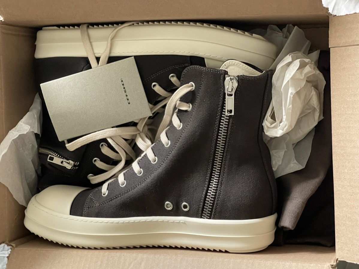Rick Owens DARK DUSK RICK OWENS HIGH TOP CARGO RAMONE SNEAKERS Size US 9 / EU 42 - 1 Thumbnail