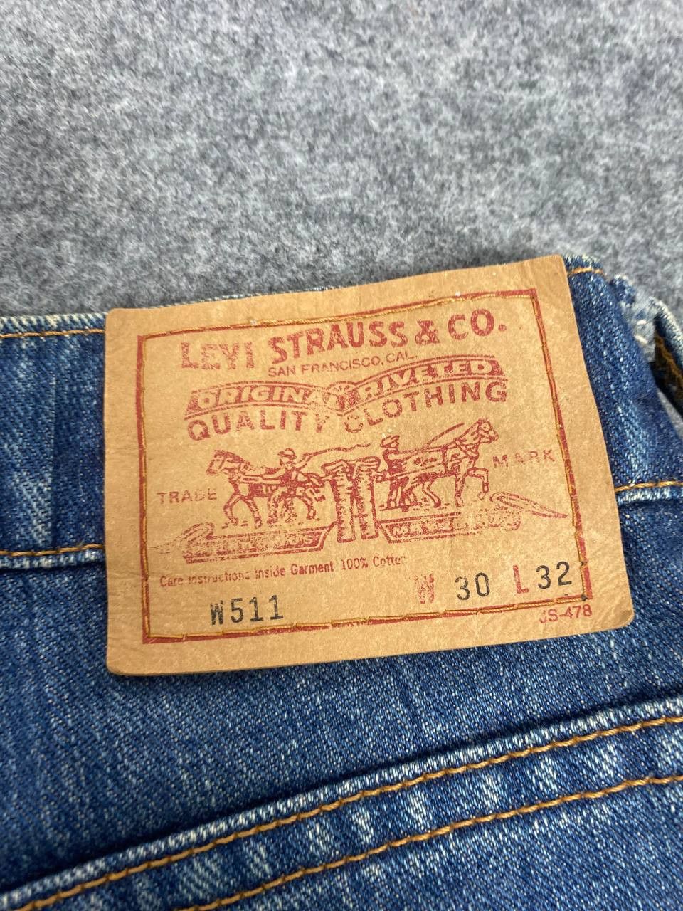 Levi's vintage levis 511 nice design denim Size US 29 - 5 Thumbnail