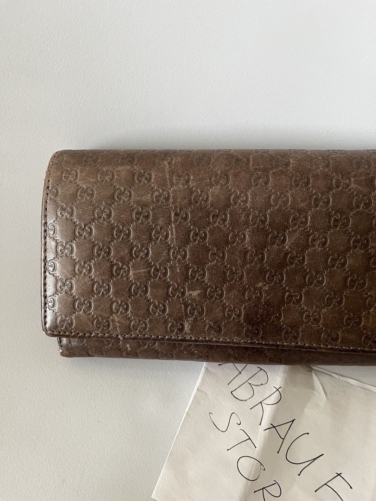 Gucci Gucci Micro Guccissima Leather Wallet Size ONE SIZE - 6 Thumbnail