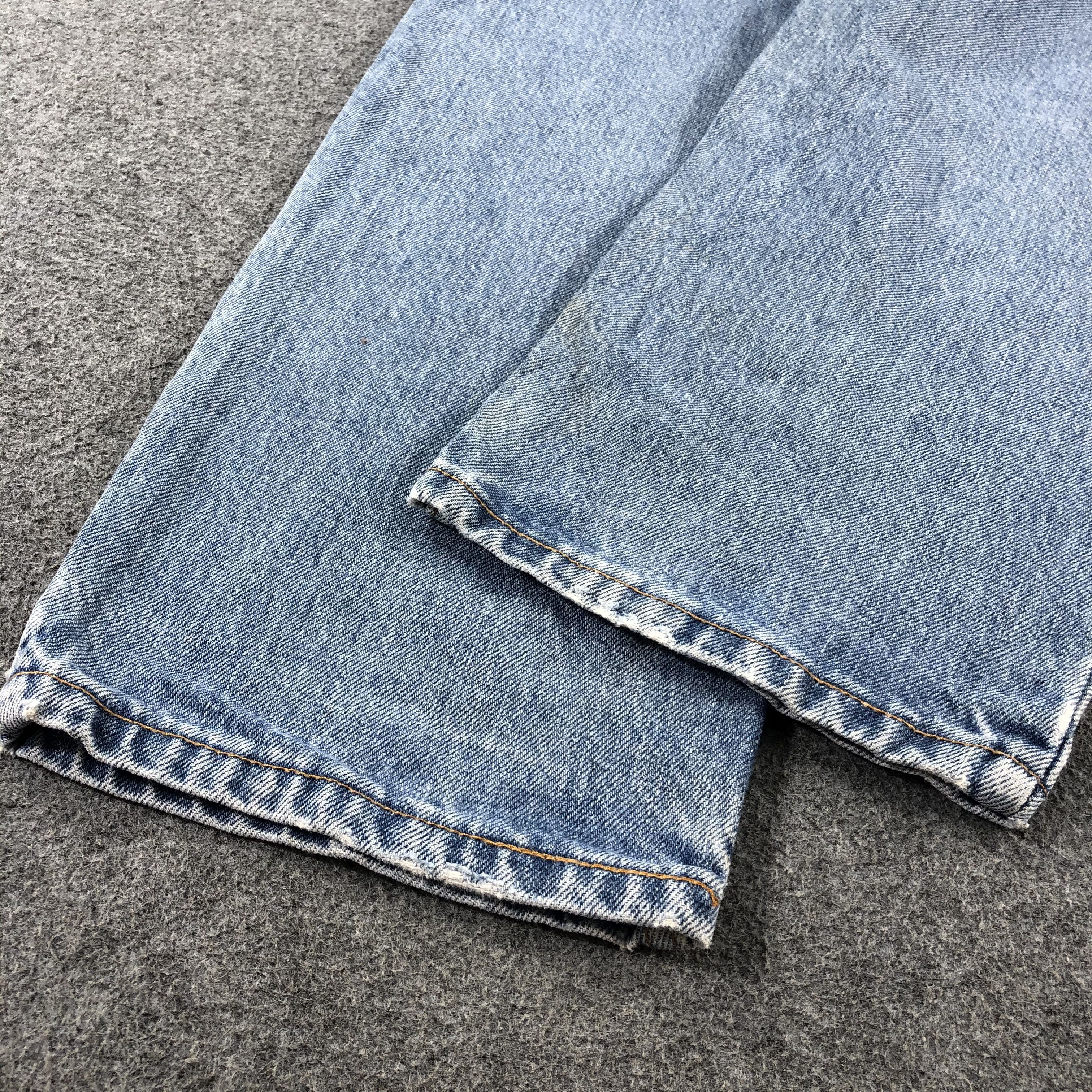 Levi's 90s Vintage Blue Wash Levis 550 Jeans-J2390 Size US 33 - 6 Thumbnail
