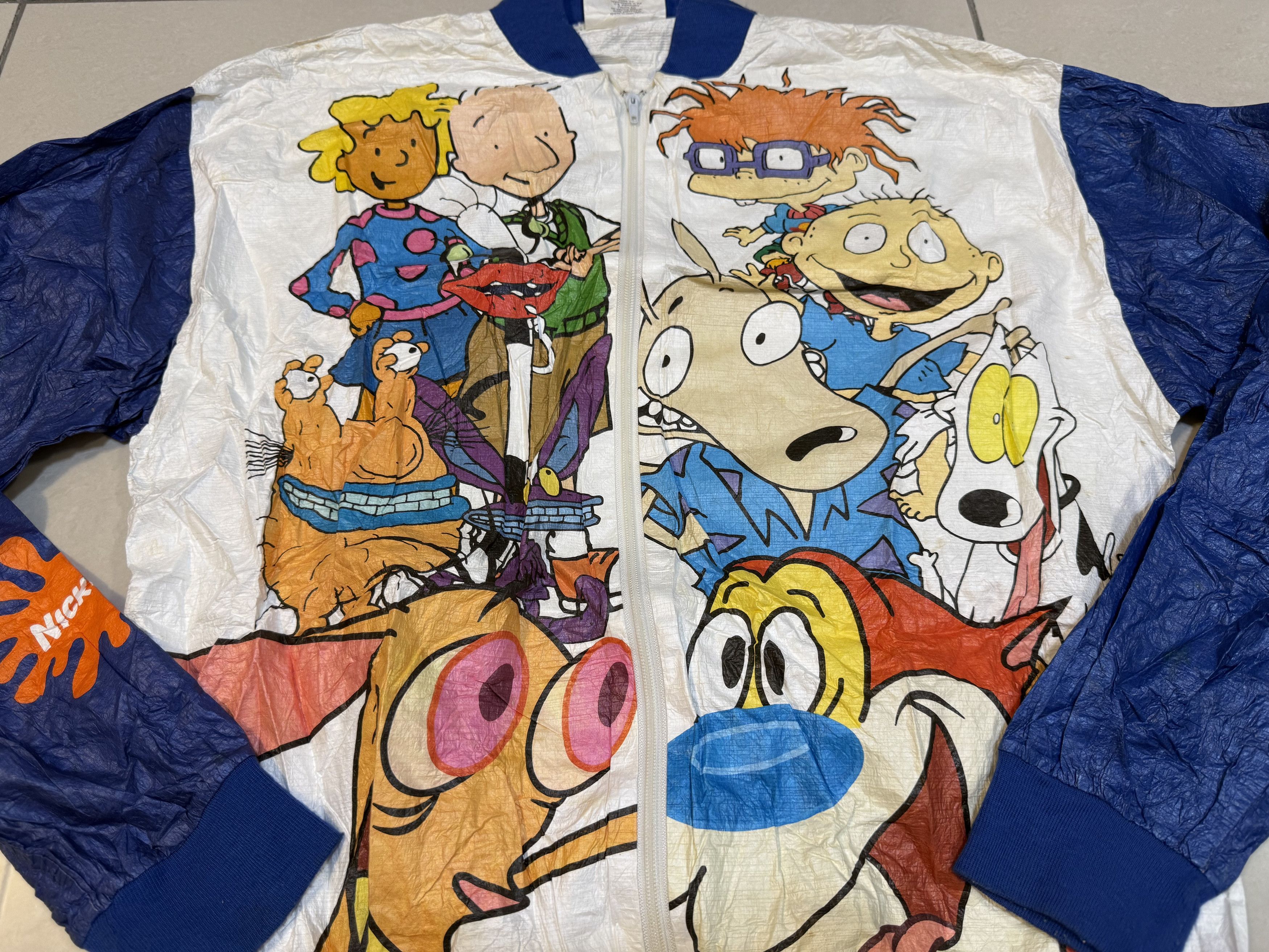 Cartoon Network × Vintage Vintage 90s Nickelodeon Zip-Up Jacket Size S / US 4 / IT 40 - 3 Thumbnail