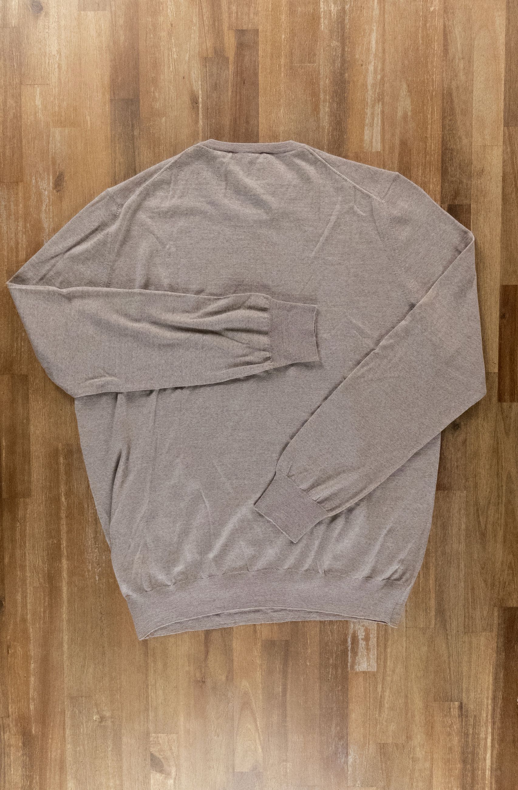 Gran Sasso GRAN SASSO beige crewneck wool sweater Size 56 / 3XL Size US XXL / EU 58 / 5 - 6 Thumbnail