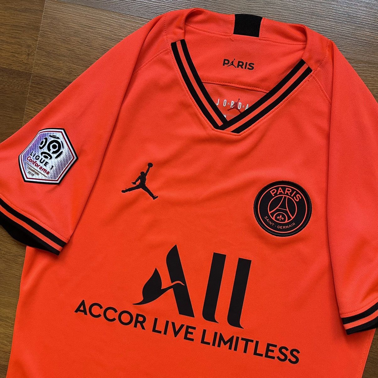 Jordan Brand × Nike PSG NIKE 2019/2020 FOOTBALL SOCCER AWAY JERSEY #10 NEYMAR Size US S / EU 44-46 / 1 - 4 Thumbnail