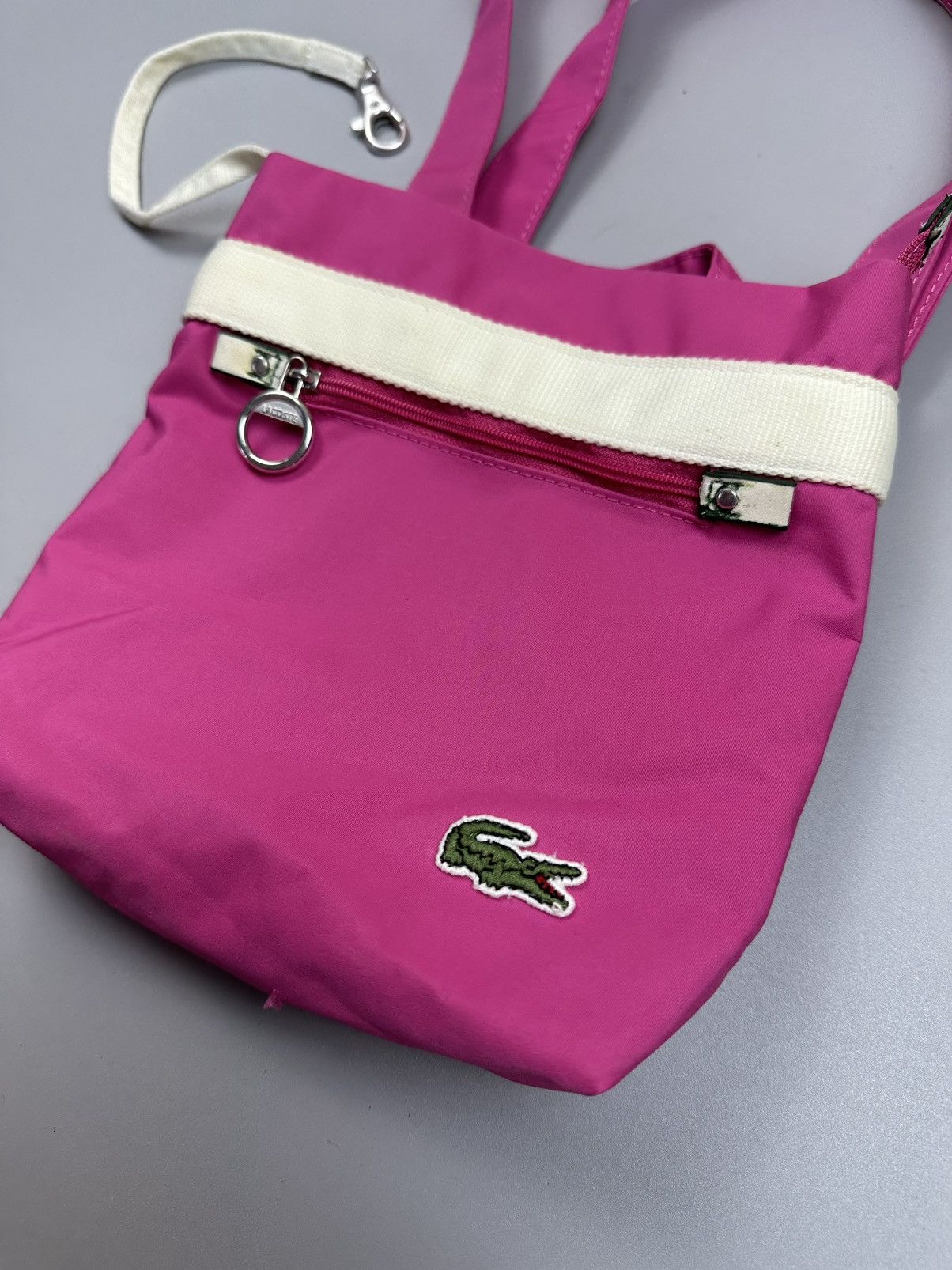 Lacoste Pink Crossbody Bag Lacoste Size ONE SIZE - 3 Thumbnail