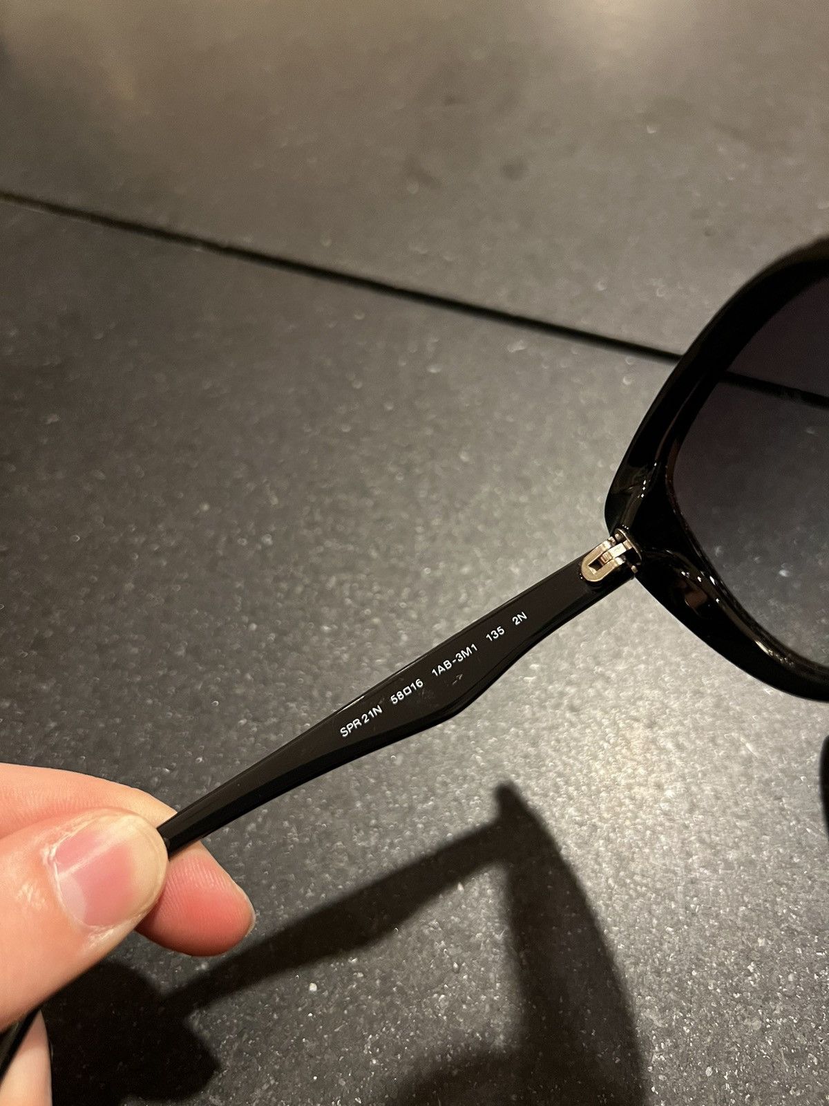 Prada Prada cat eye sunglasses black acetate Size ONE SIZE - 9 Thumbnail
