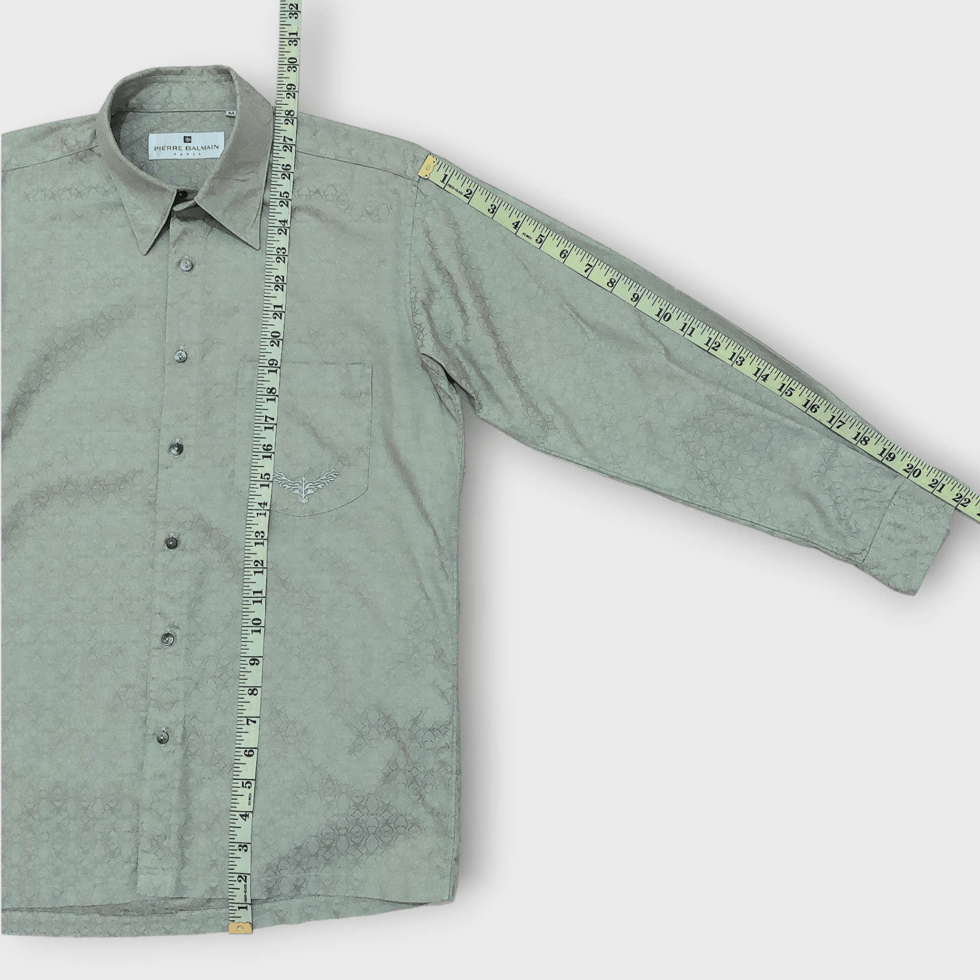 Pierre Balmain Pierre Balmain Decorated Long Sleeve T-Shirt Size US M / EU 48-50 / 2 - 9 Thumbnail