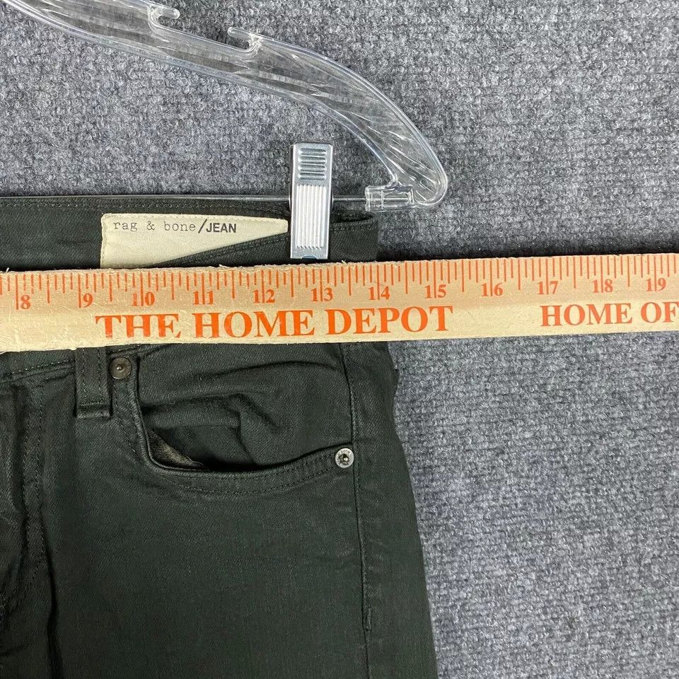 Rag & Bone Rag & Bone Jeans Women's Size 24 The Dre Green Denim Size 28" / US 6 / IT 42 - 4 Thumbnail