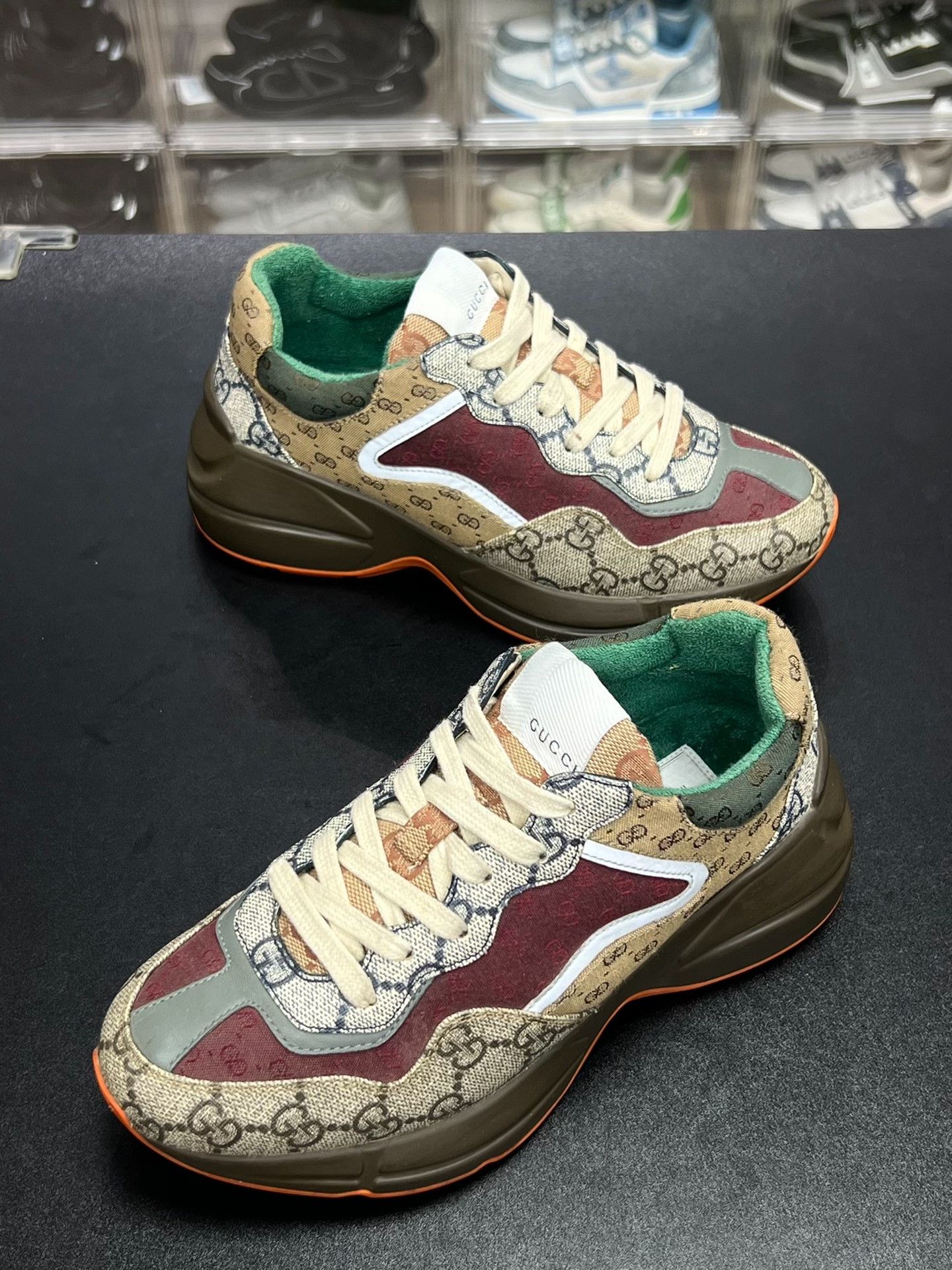Gucci Gucci Brown Lowtop Sneakers us_5-5 Women Size US 5.5 / IT 35.5 - 1 Thumbnail