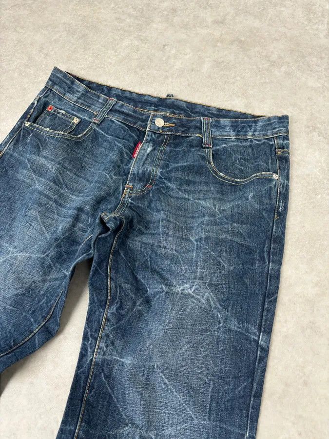 Dsquared2 2000s Dsquared2 Navy Brut Denim Jeans Size US 33 - 5 Thumbnail