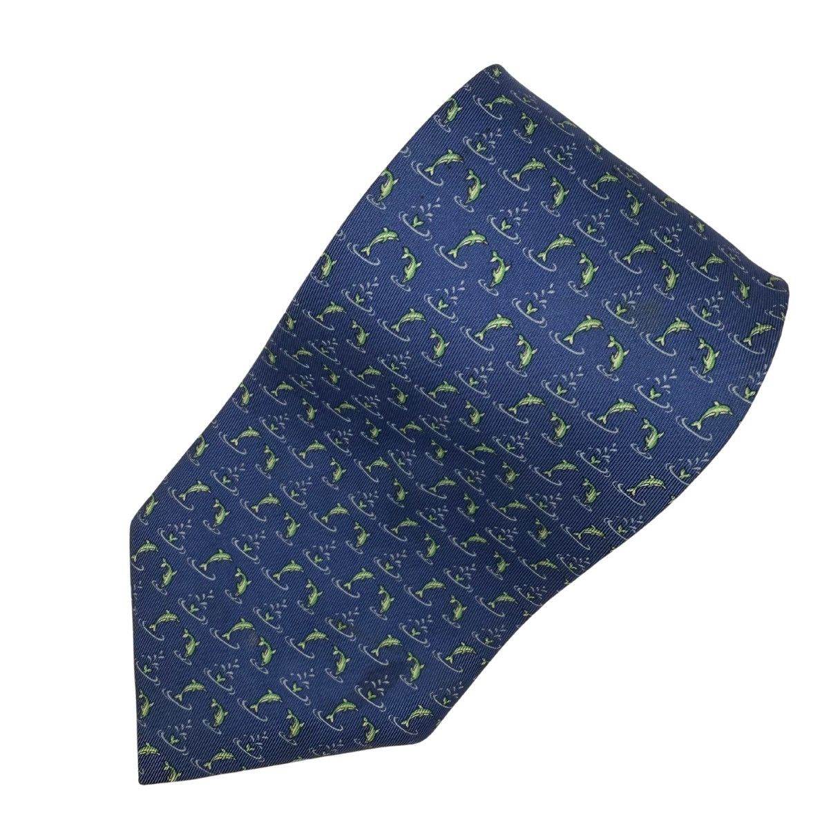Salvatore Ferragamo Salvatore Ferragamo Silk Tie, Navy, Made in Italy Size ONE SIZE - 2 Thumbnail