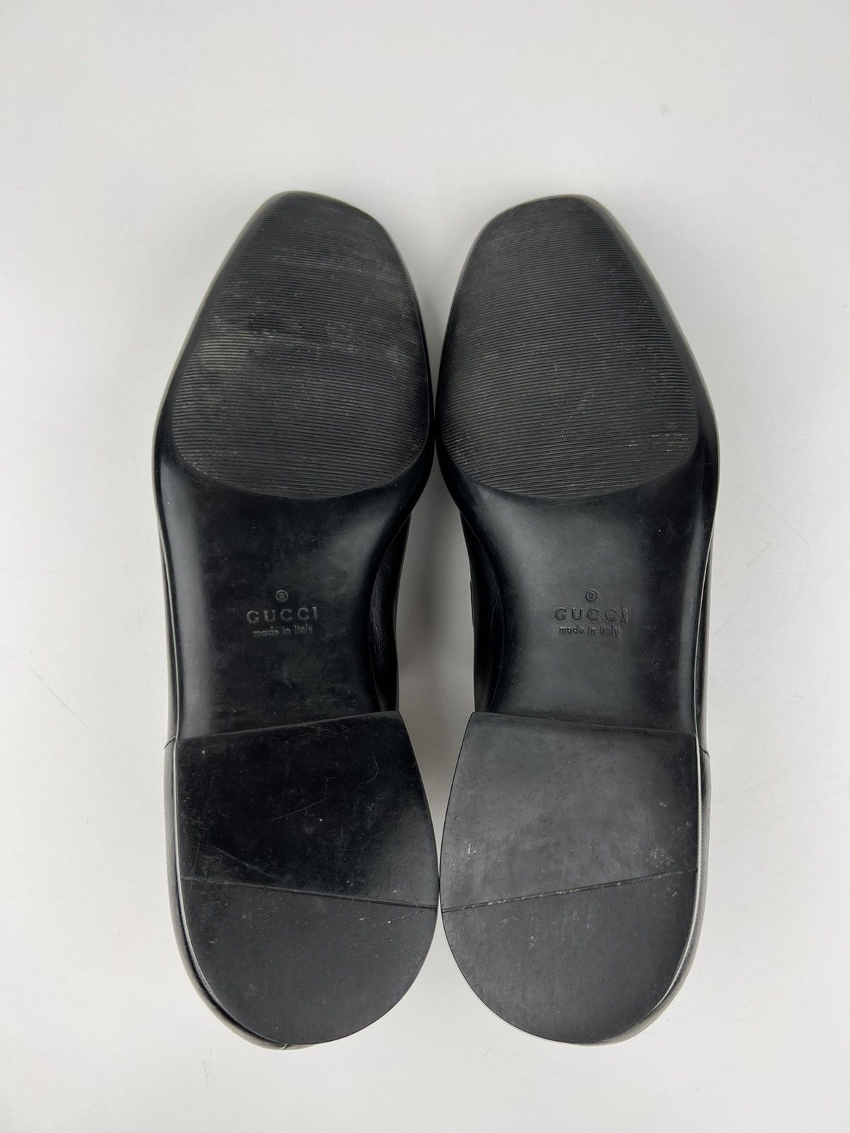 Gucci GUCCI Loafers Leather Slip Ons Shoes Web Stripe Black Men’s Size US 9 / EU 42 - 19 Thumbnail