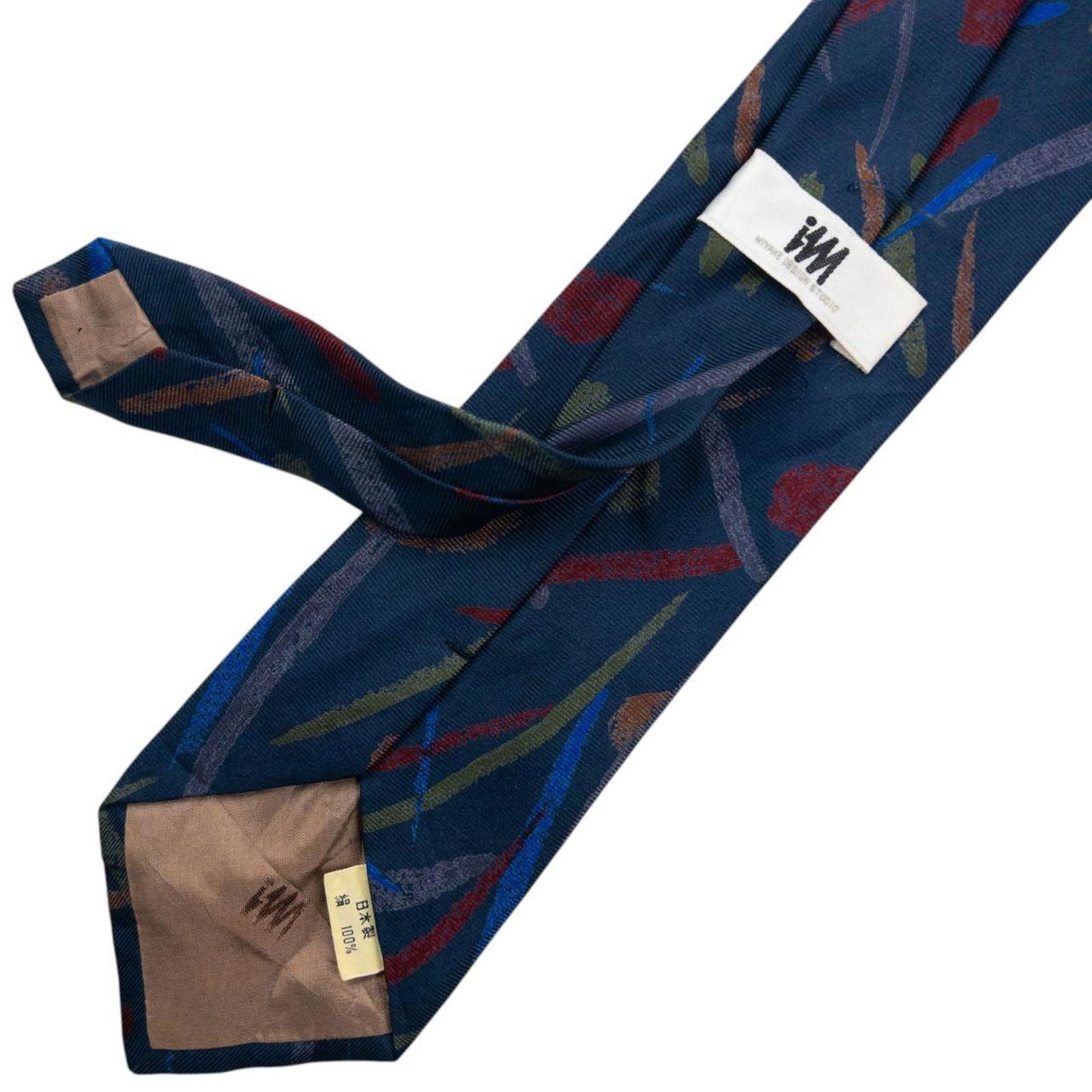 Issey Miyake Vintage 90s Issey Miyake Pattern Silk Tie Size ONE SIZE - 6 Thumbnail