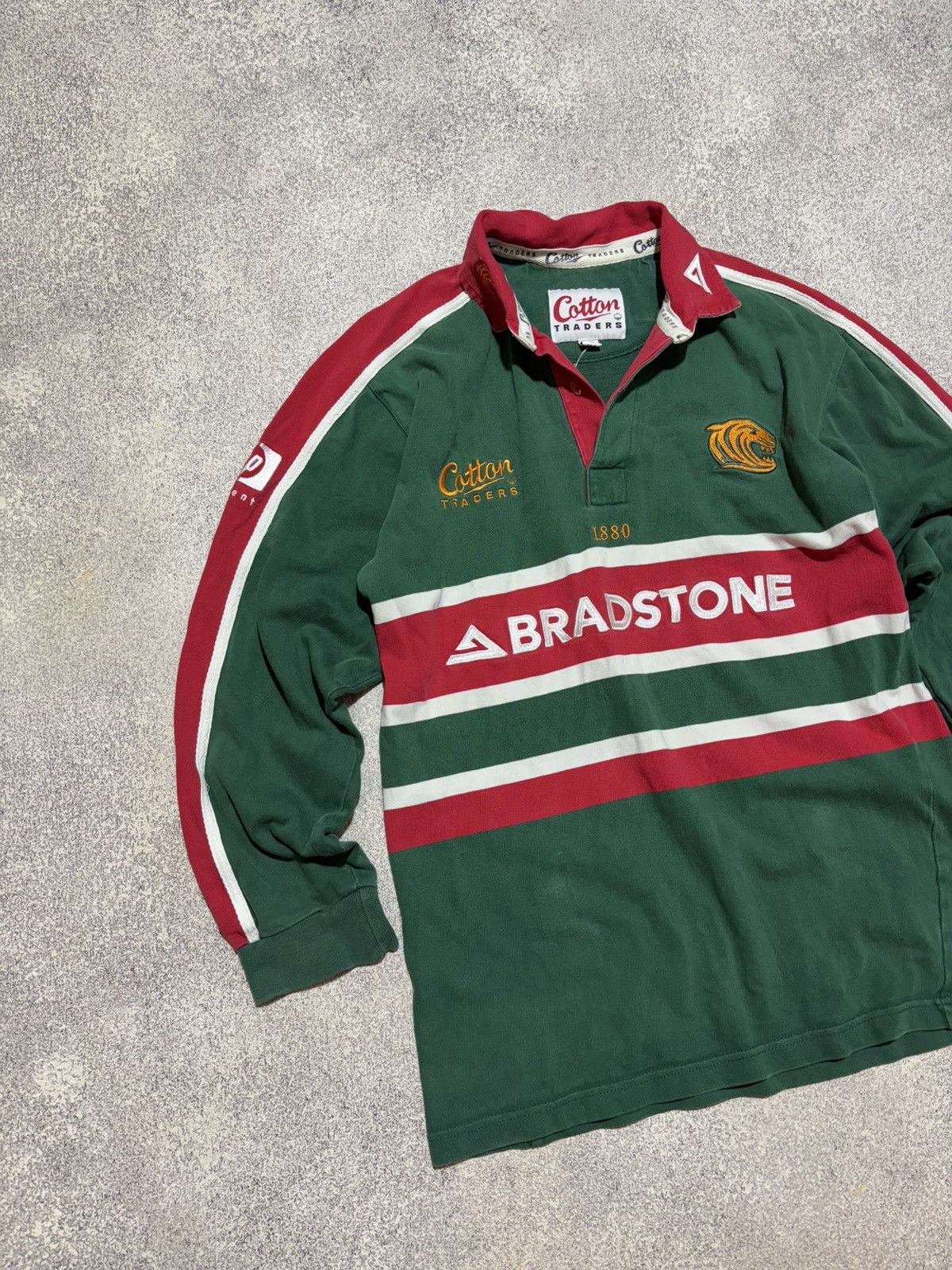 Cotton Traders LEICESTER TIGERS RUGBY JERSEY Cotton Traders Long Sleeve Size US S / EU 44-46 / 1 - 4 Thumbnail