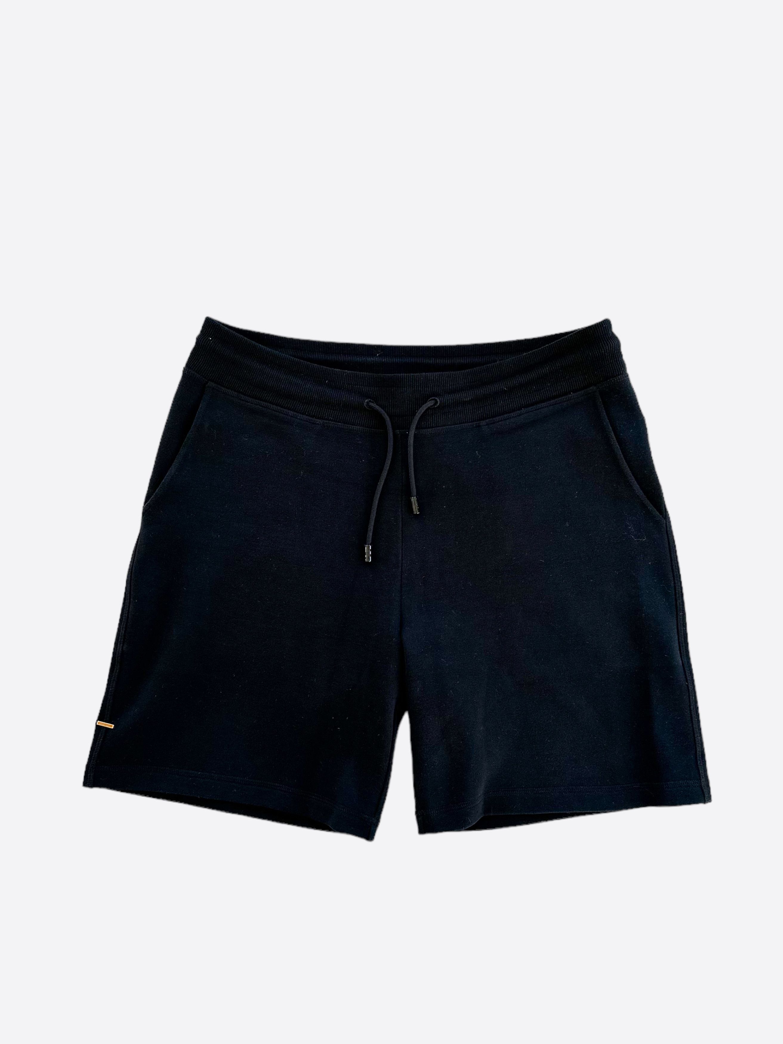 image of Louis Vuitton Black Sweatshorts, Men's (Size 34)