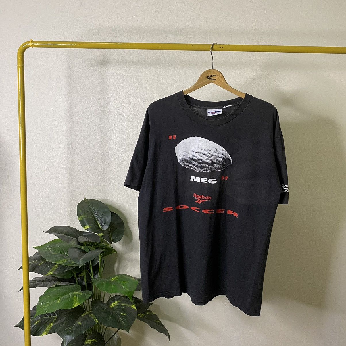 Reebok × Vintage Vintage 1990s Reebok Meg Soccer Tee Size US L / EU 52-54 / 3 - 1 Thumbnail