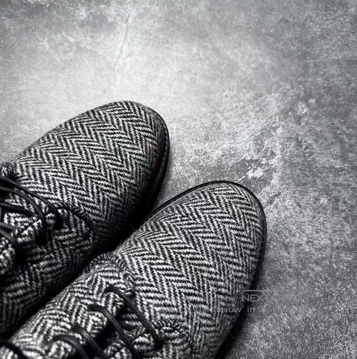 Thom Browne Thom Browne Thom Browne Herringbone Wool Leather Shoes| Size US 9 / EU 42 - 8 Thumbnail