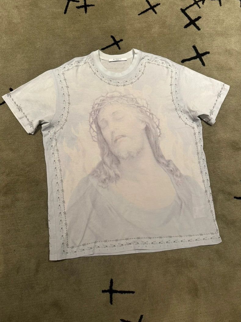 Givenchy Givenchy Portrait Short Sleeve, Thorns, Jesus 2016ss Short Size US XS / EU 42 / 0 - 1 Thumbnail
