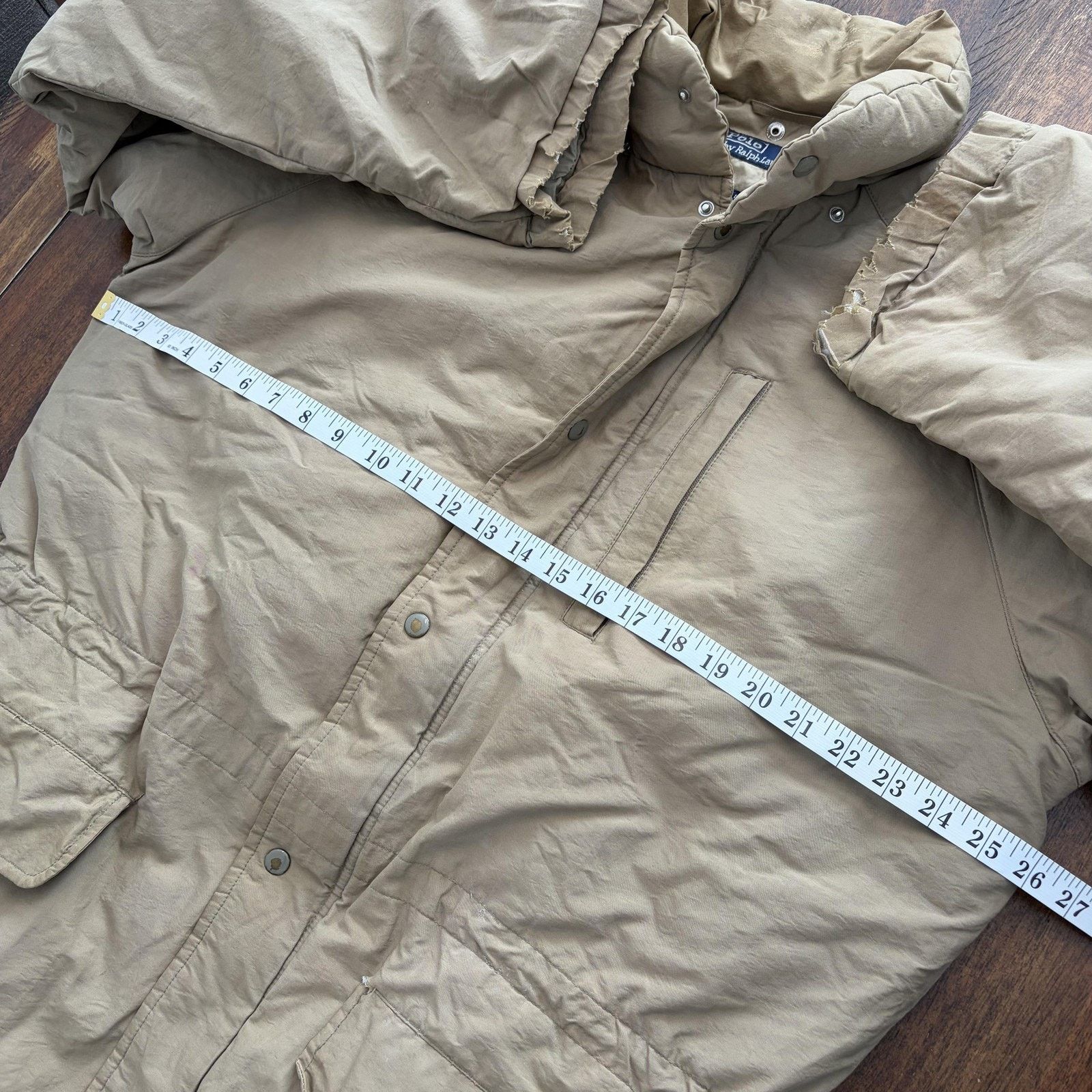 Polo Ralph Lauren Vintage Polo Ralph Lauren Coat M Beige Down Parka 1967 90s Size US M / EU 48-50 / 2 - 15 Thumbnail