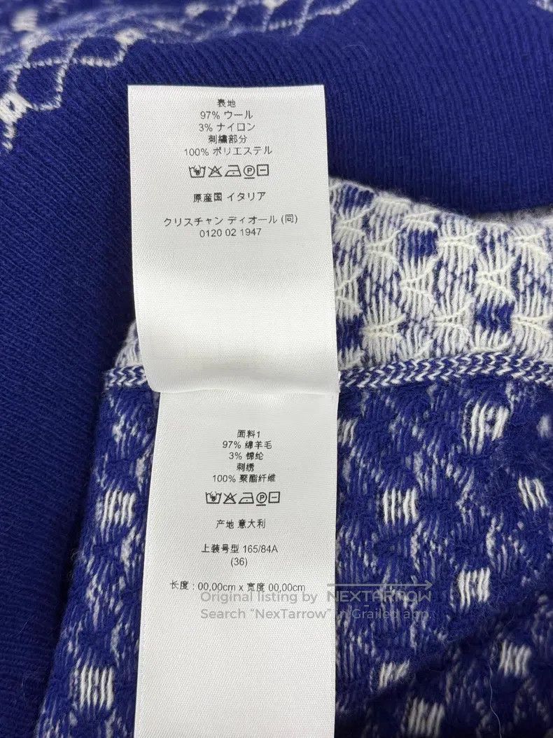 Dior Dior 26 new blue short-sleeved knitwear Size XS / US 0-2 / IT 36-38 - 6 Thumbnail