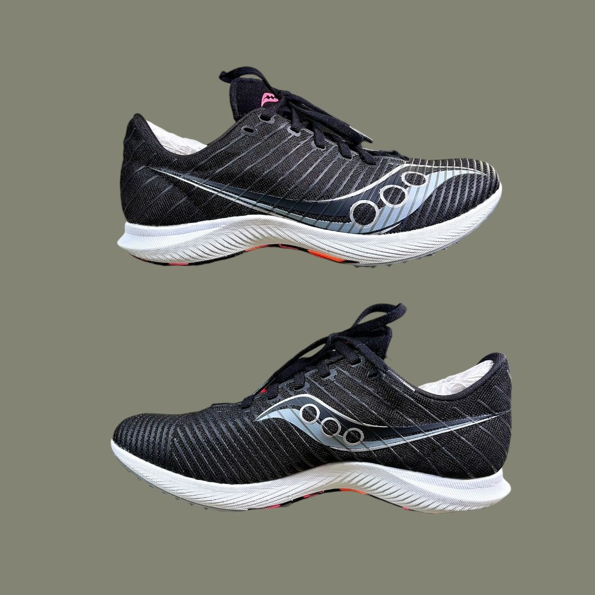 Saucony Saucony Velocity MP Black Pink Women’s Racing Shoes Sz 8.5 Size US 8.5 / IT 38.5 - 10 Thumbnail