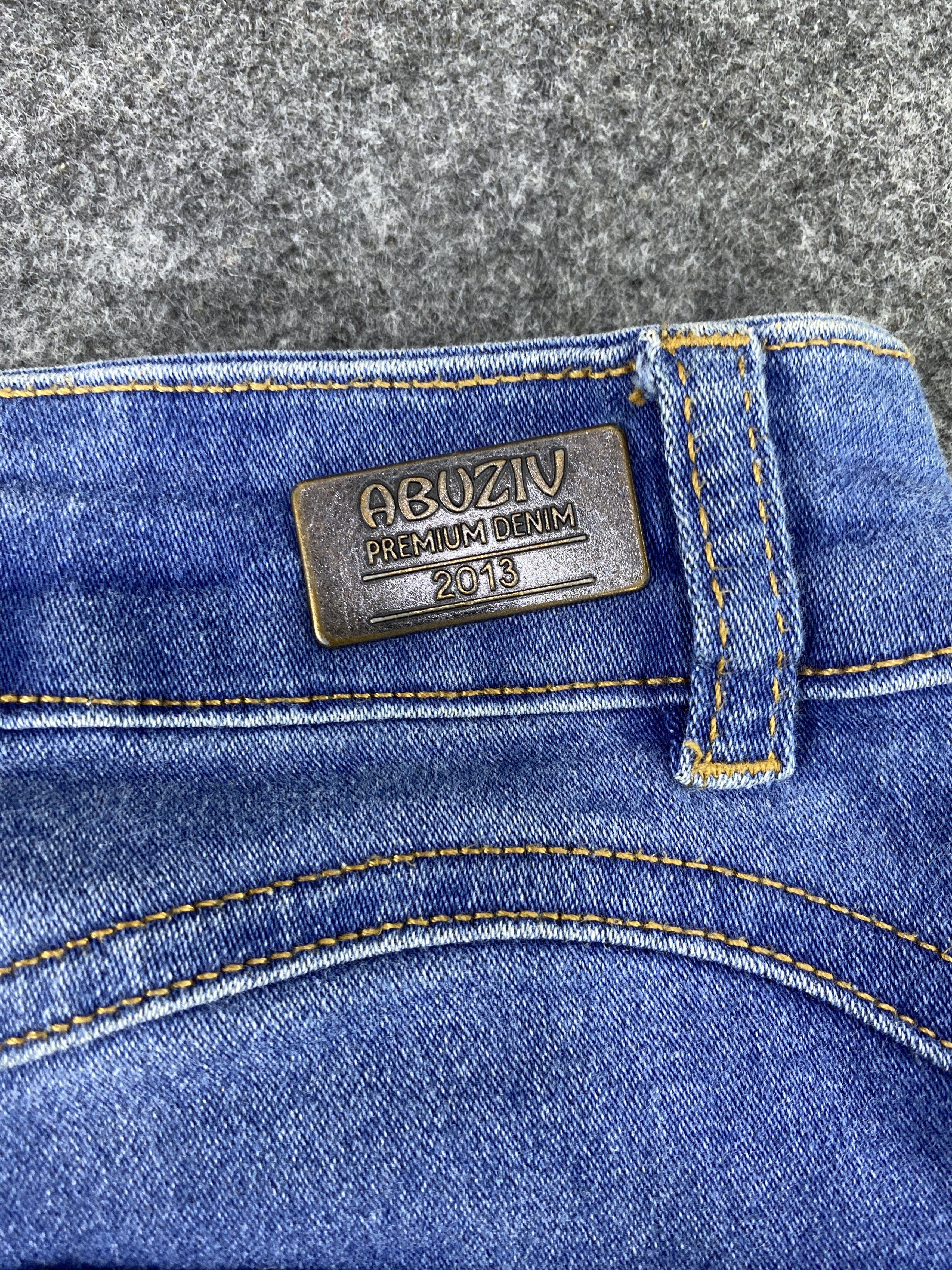 Jean ABUZIV JEANS BLUE WASH FLARE DENIM-J1135 Size 24" / US 00 / IT 34 - 13 Thumbnail