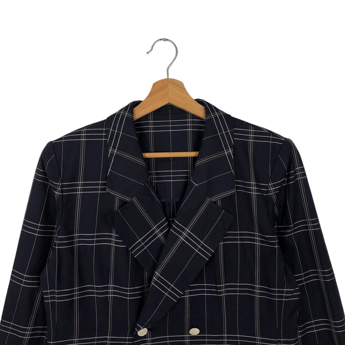 Burberry VINTAGE BURBERRYS DOUBLE BREAST JACKET TARTAN DESIGN Size US S / EU 44-46 / 1 - 2 Thumbnail