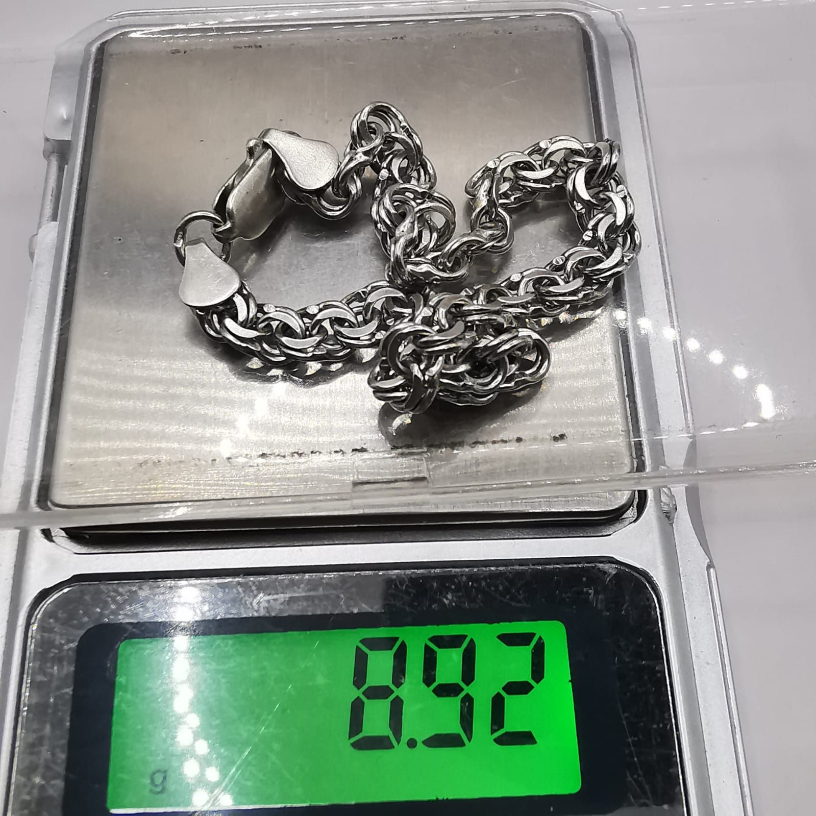 Sterling Silver Vintage Bracelet Jewelry,925 Sterling Silver, Handmade 8,92g Size ONE SIZE - 5 Thumbnail