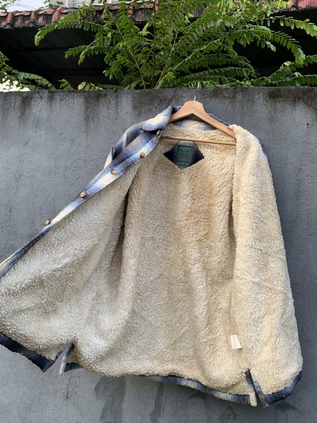 Japanese Brand 👹Vintage BAYLEAF Oversized Fleece Lined Flannel Jacket Size US XXL / EU 58 / 5 - 7 Thumbnail