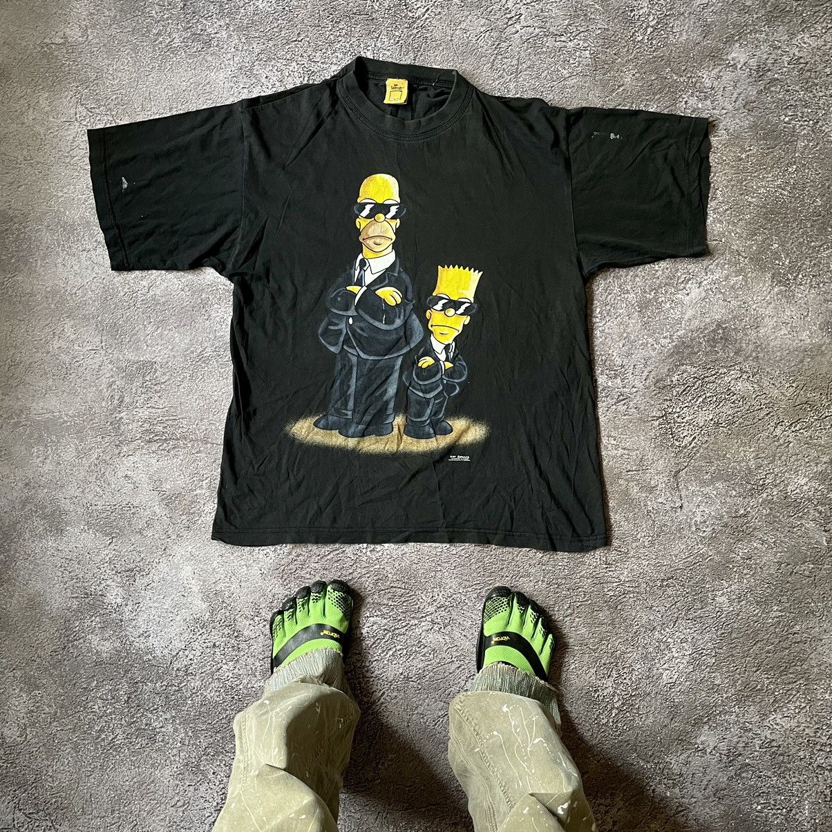 Cartoon Network Vintage Y2K ADULT “ THE SIMPSON AGENT 007 HOMER CARTOON“ Tee Size US XL / EU 56 / 4 - 1 Thumbnail