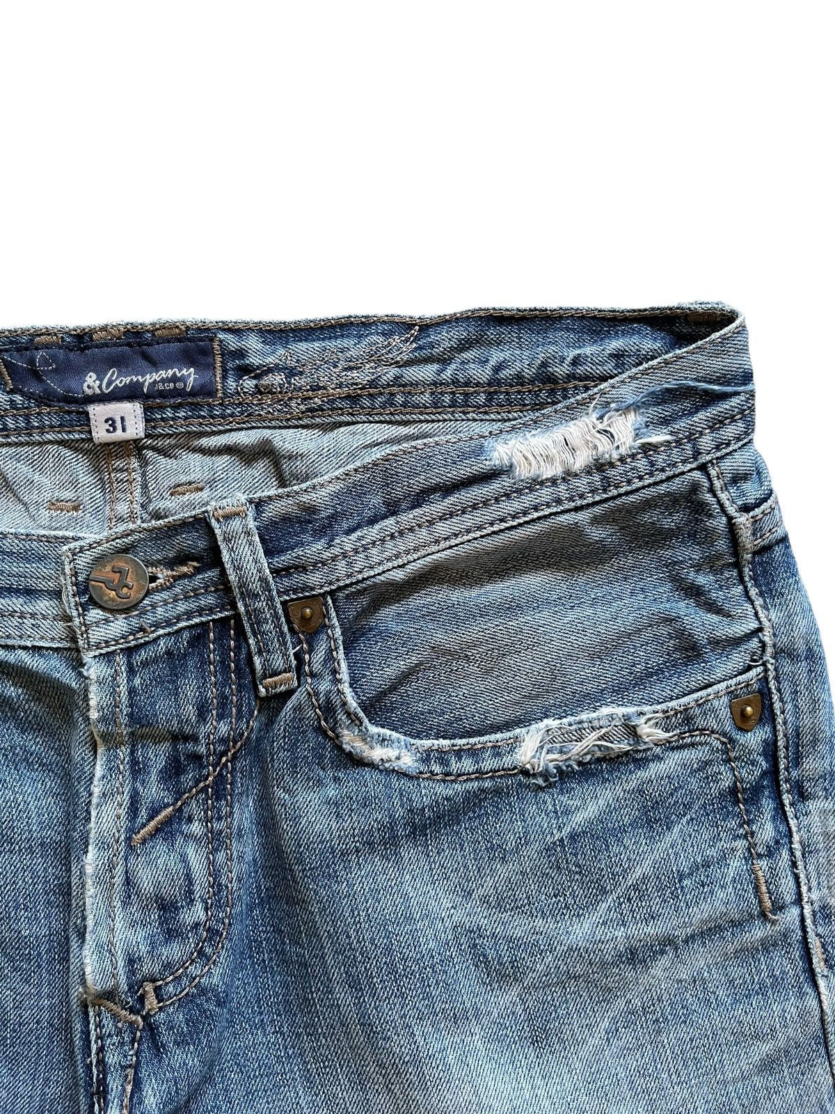Japanese Brand Vintage Japanese Brand Loose Embellished Jean Shorts Jorts Size US 31 - 4 Thumbnail