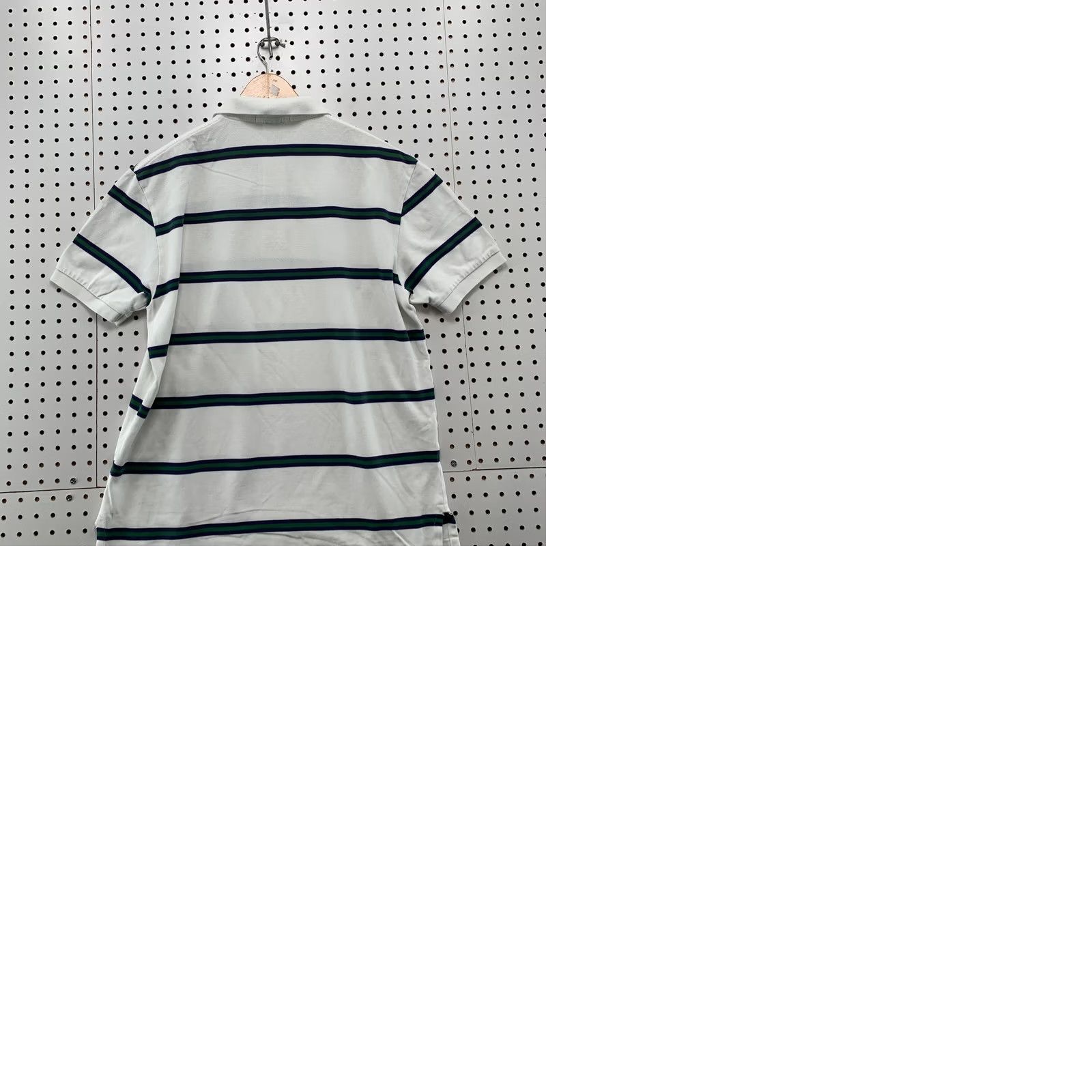 Polo Ralph Lauren VINTAGE Polo Ralph Lauren Collared Shirt Mens Large White Blue Striped Preppy 22.5x29.5 Size US L / EU 52-54 / 3 - 9 Thumbnail