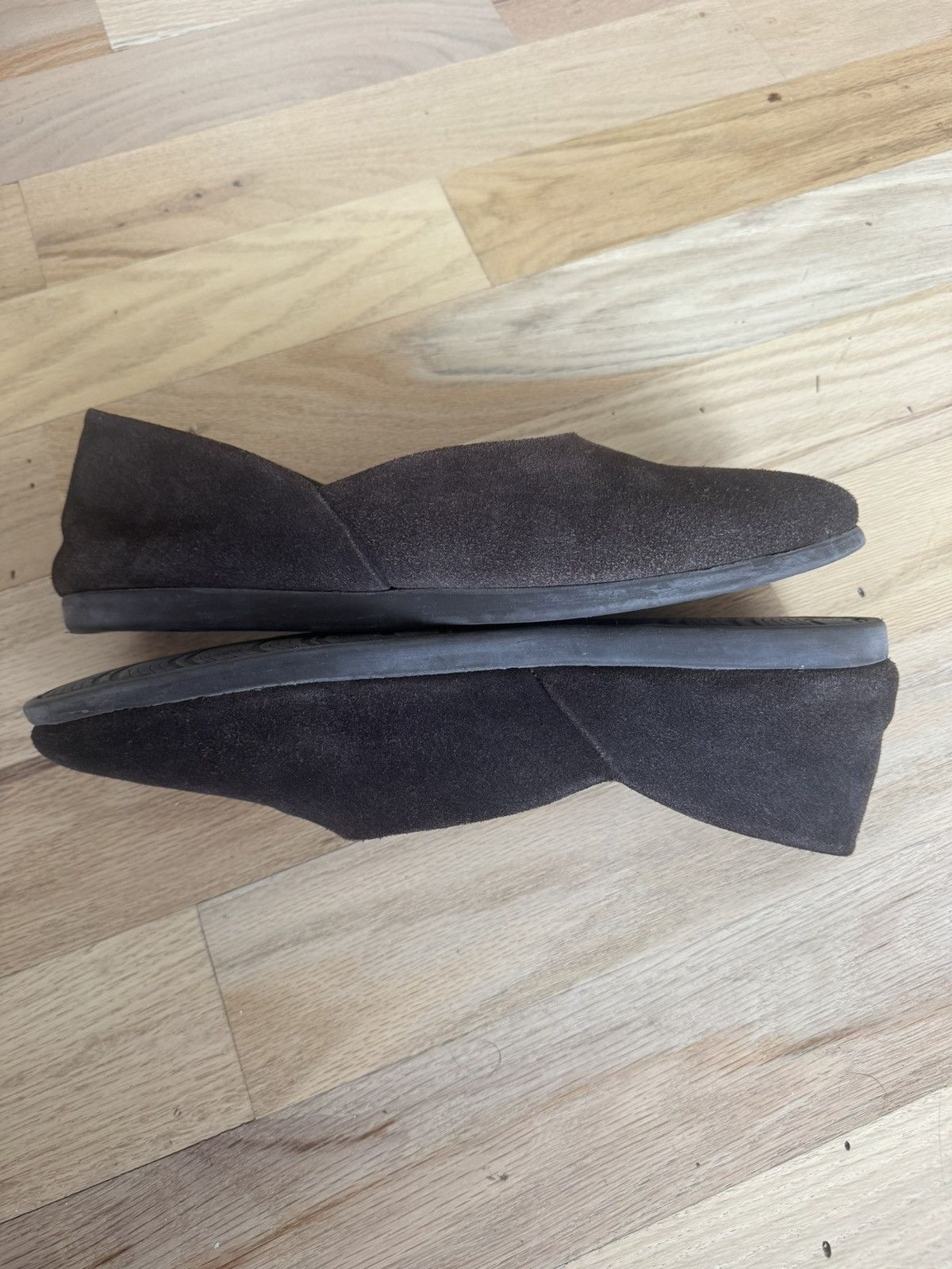 Stoffa Brown suede Stoffa slippers (sz 47) Size US 14 / EU 47 - 1 Thumbnail