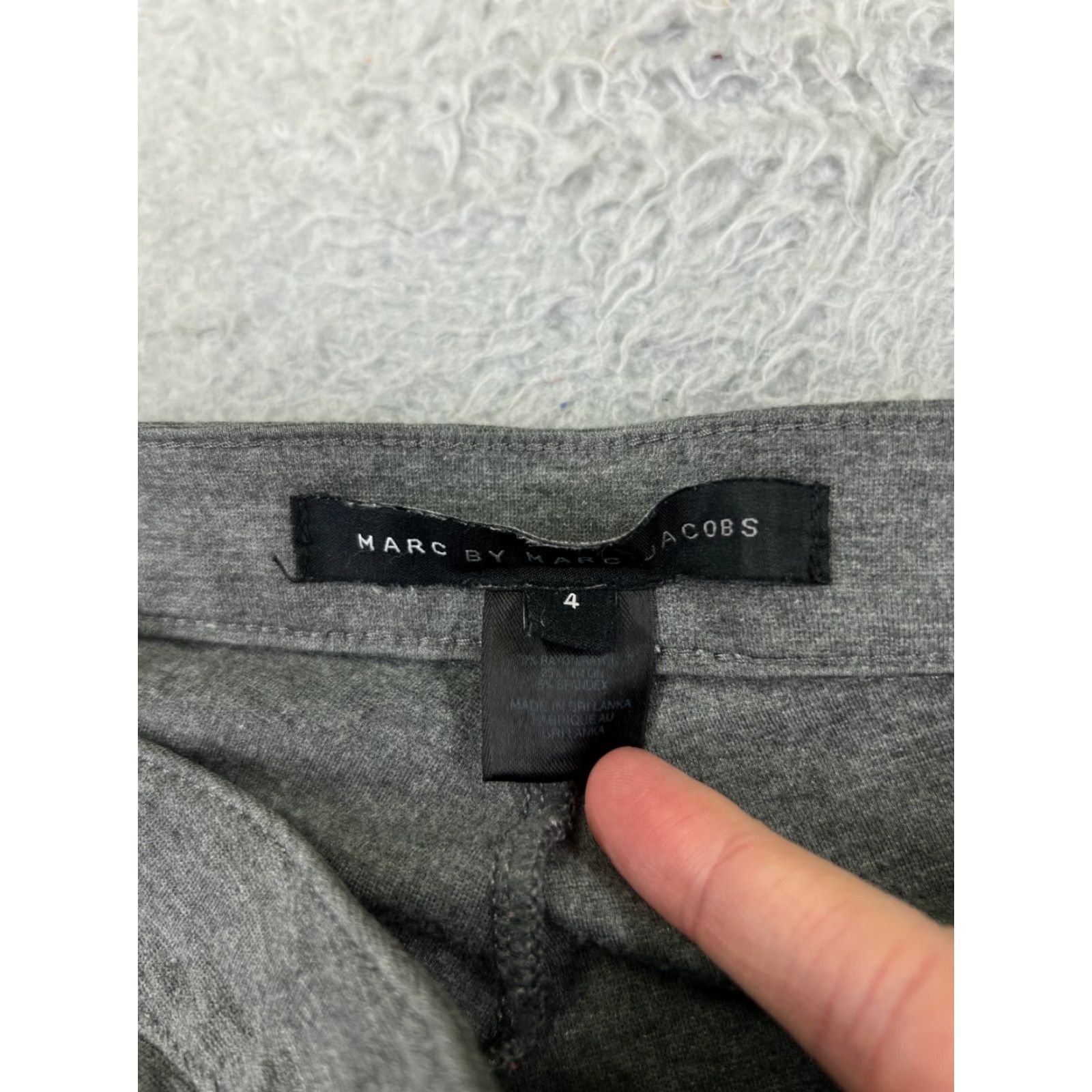 Marc Jacobs Marc Jacobs Pants Women 4 Gray Equestrian Riding Breeches Button Up Ankle 26x29 Size 27" / US 4 / IT 40 - 7 Thumbnail