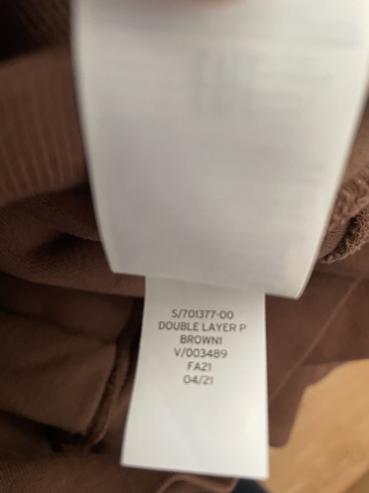 Balenciaga × Gap × Kanye West Yeezy Gap Perfect Hoodie Brown Size Small Size US S / EU 44-46 / 1 - 6 Thumbnail