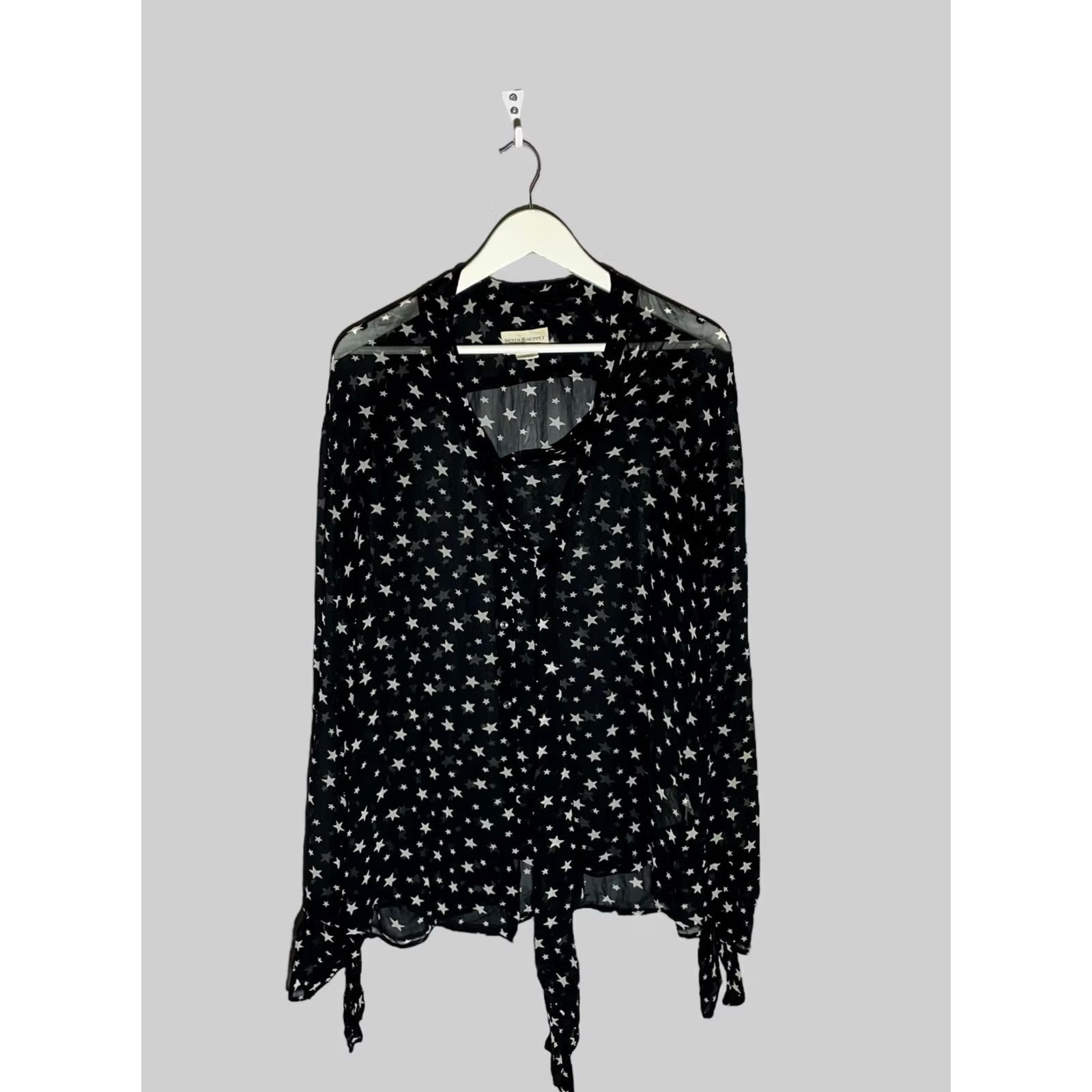 Ralph Lauren Ralph Lauren Denim Supply Star Dress Women L Blue Denim Midi Short Sleeve Casual Wedding Party Summer Vintage No Size L / US 10 / IT 46 - 2 Thumbnail