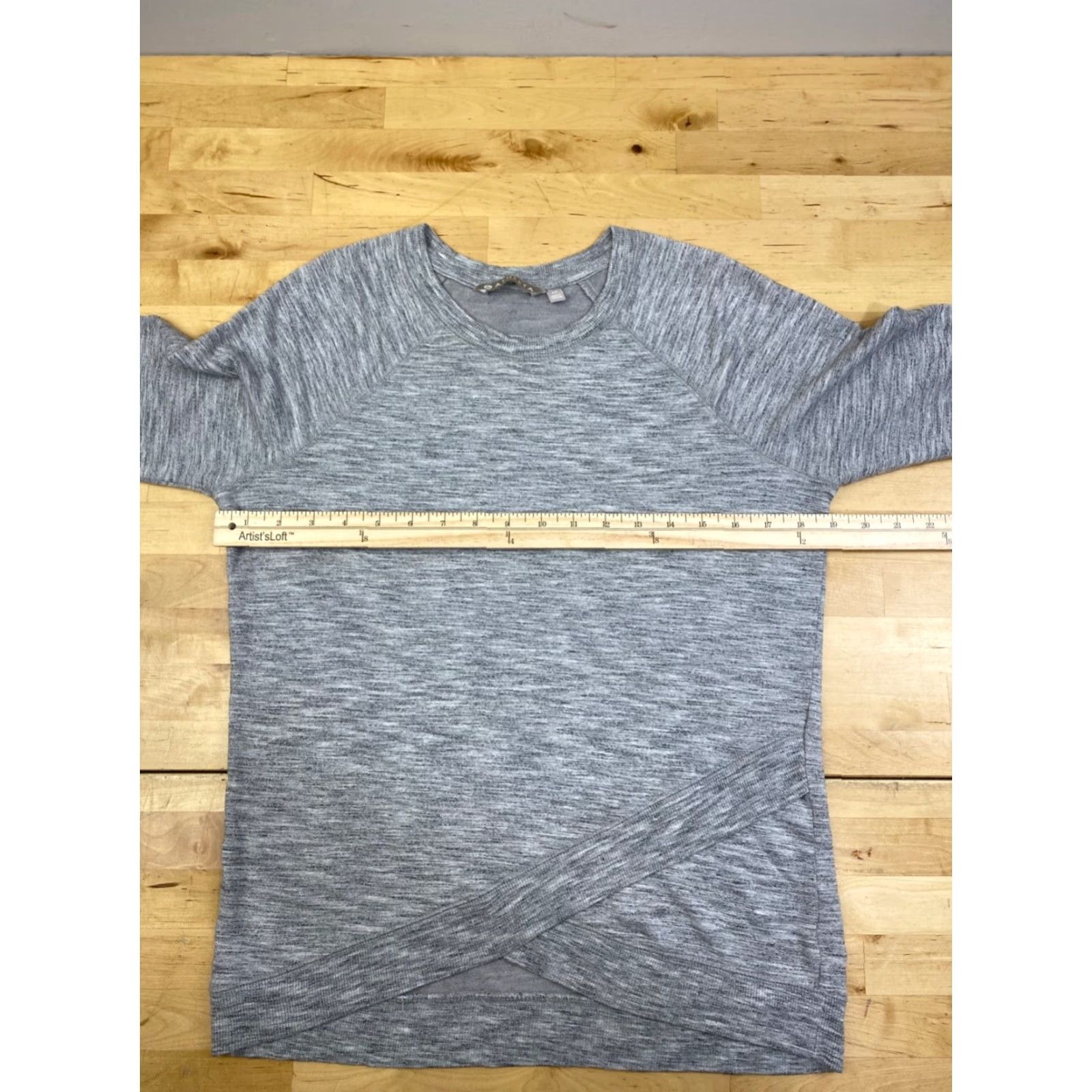 Athleta Athleta Shirt Womens Small Tall Gray Long Sleeve Pullover Casual T-Shirt Fitness Sports Size S / US 4 / IT 40 - 5 Thumbnail