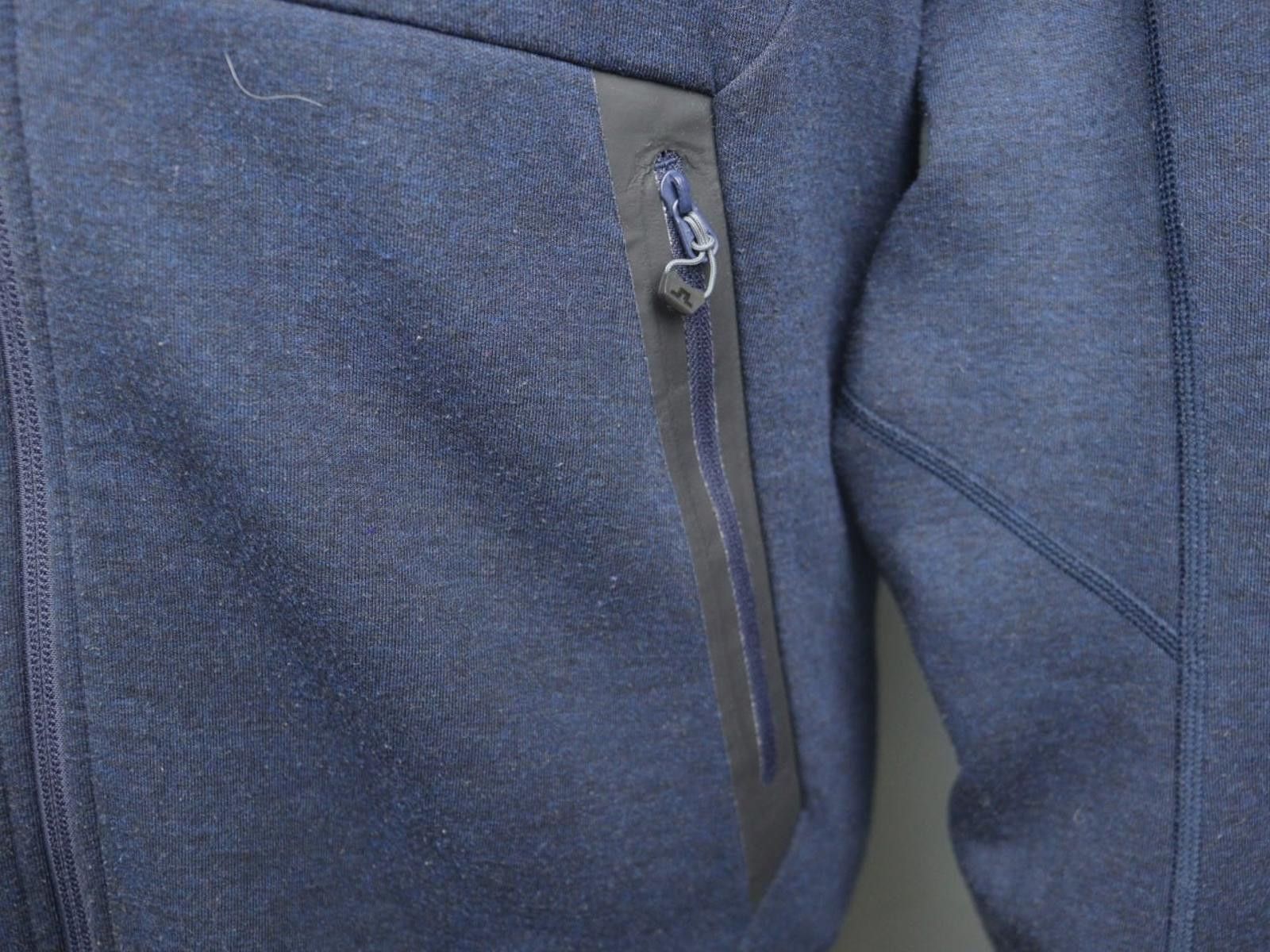 J.Lindeberg J.Lindeberg Navy Zip Pocket Athletic Hooded Jacket Size L Size L / US 10 / IT 46 - 4 Thumbnail