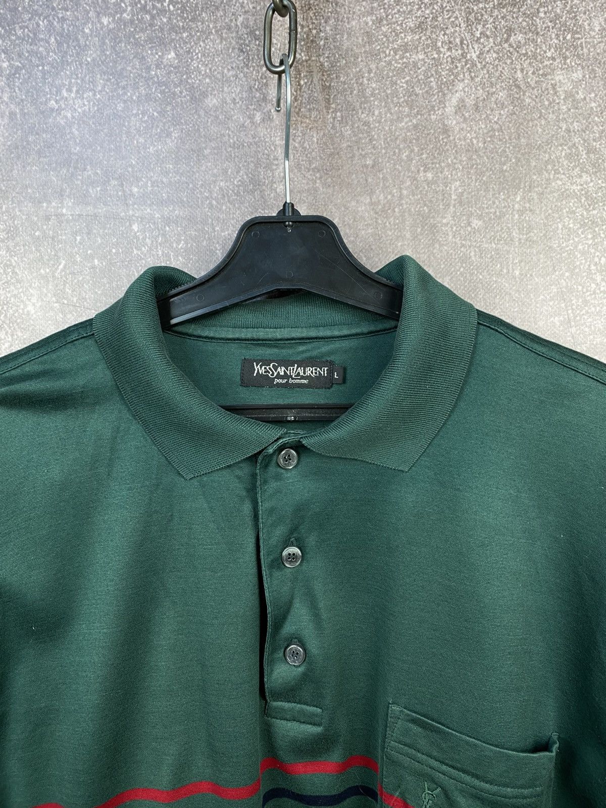 Vintage Yves Saint Laurent polo shirt Vintage style YSL Size US L / EU 52-54 / 3 - 4 Thumbnail