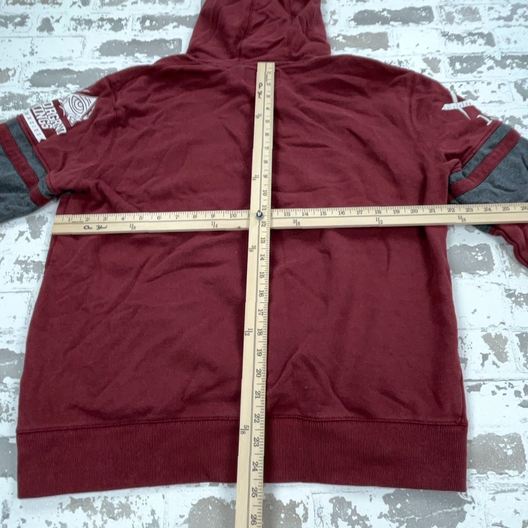 Vintage VINTAGE Ecko Unltd Hoodie Men Large Maroon Sweatshirt Sweater Y2K Hip Hop 2000s Size US L / EU 52-54 / 3 - 7 Thumbnail