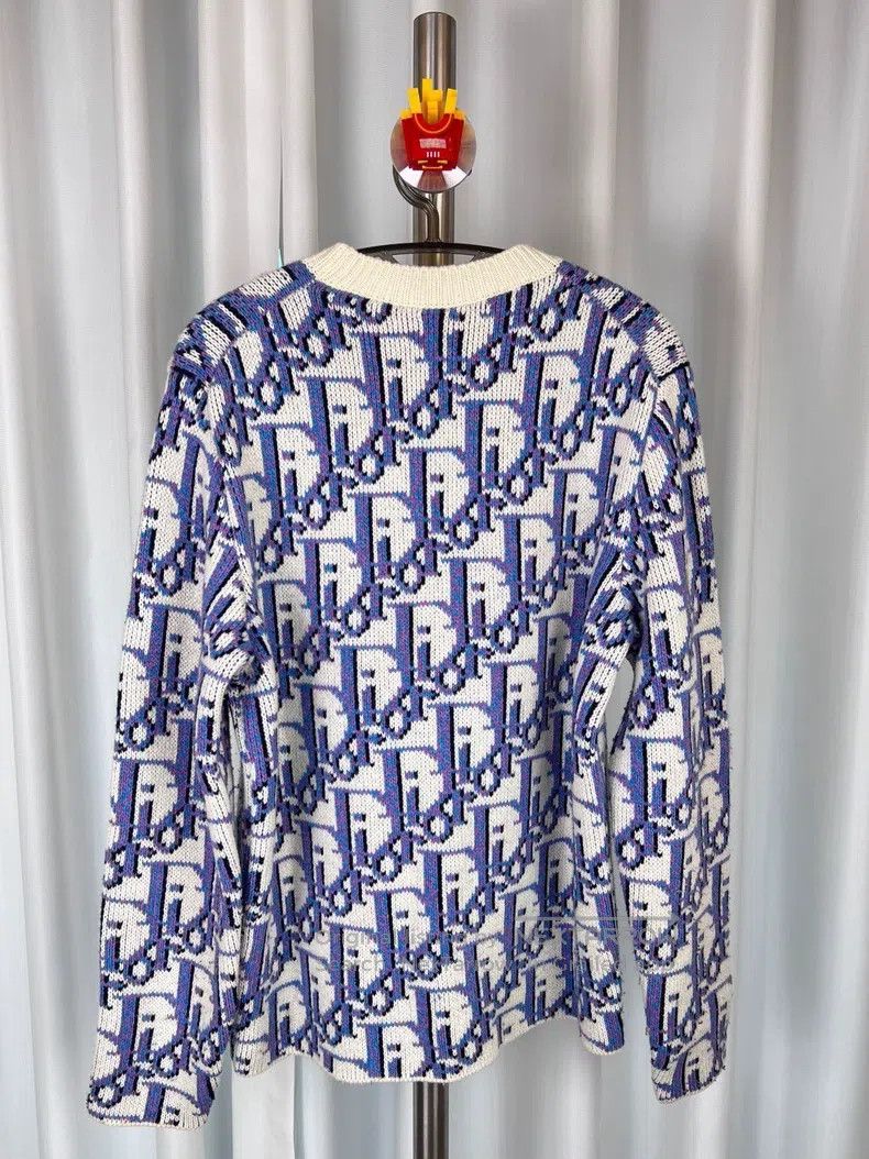 Dior Dior Classic old flower full print wool knit sweater Size US XS / EU 42 / 0 - 2 Thumbnail