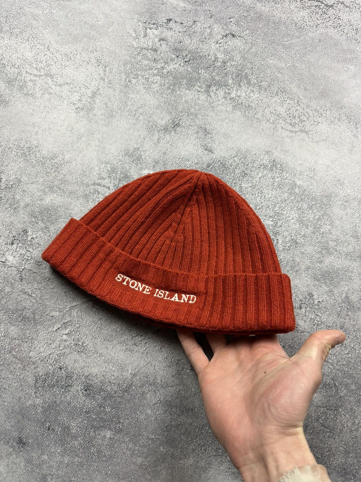 Stone Island Stone Island Beanie Wool Knit Hats 90s Embroidered Logo Cap Size ONE SIZE - 1 Thumbnail