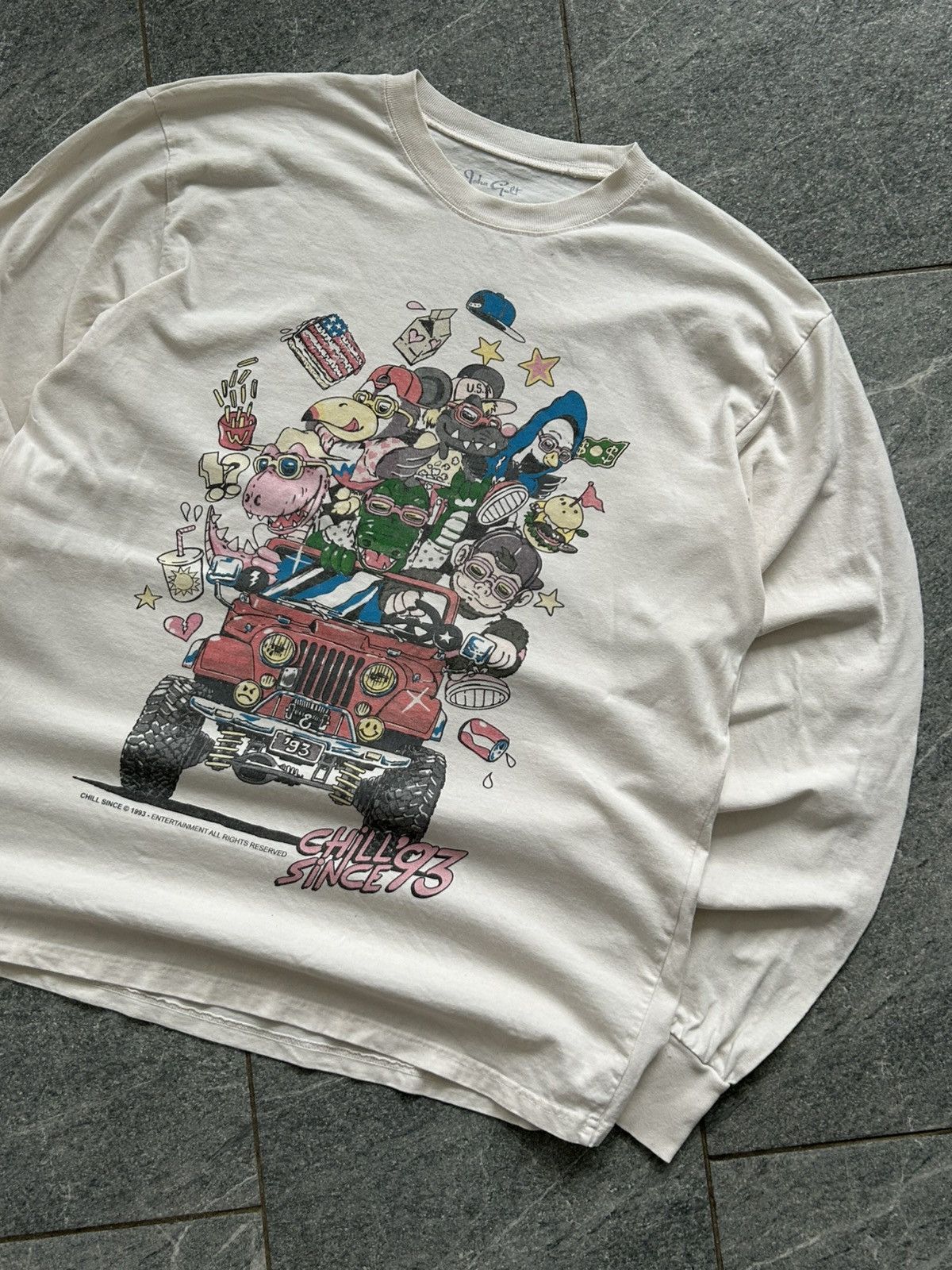 Japanese Brand Vintage 1993 Chill Since Racing Boat Sweatshirt longsleeve Size US M / EU 48-50 / 2 - 2 Thumbnail