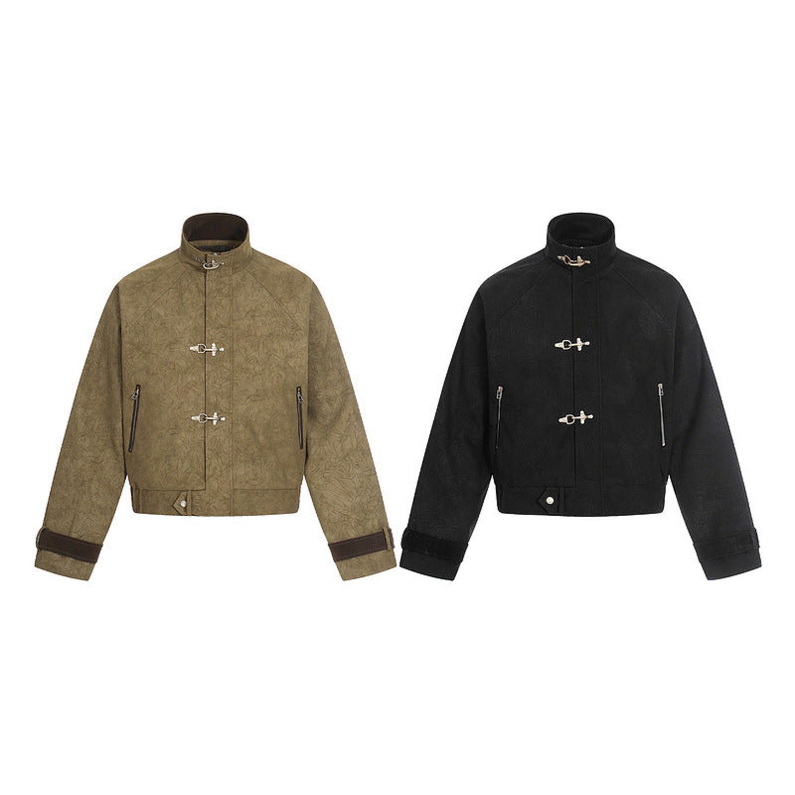 Japanese Brand Brown Fireman Clasp Jacket Size US M / EU 48-50 / 2 - 9 Thumbnail